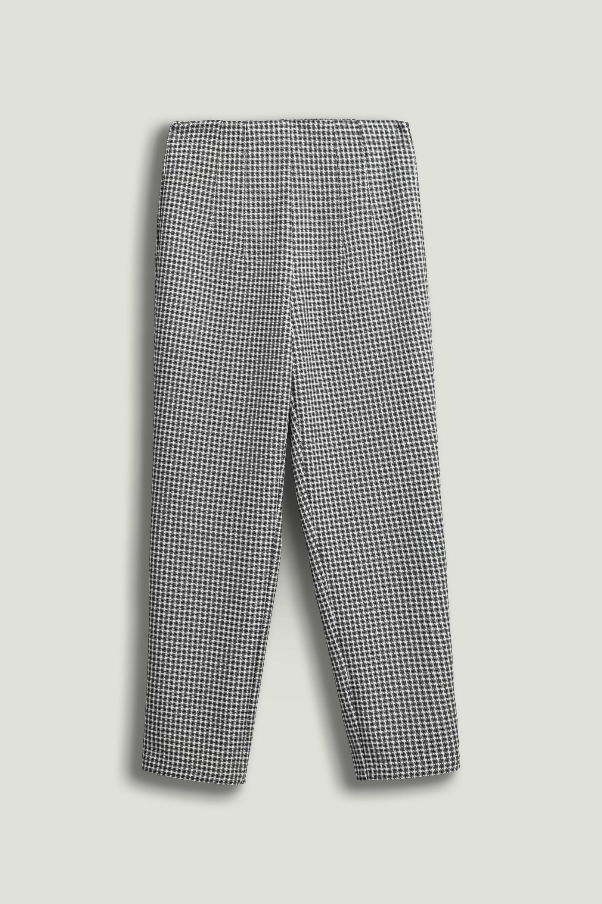 Tailored Micro Check Cigarette Pants