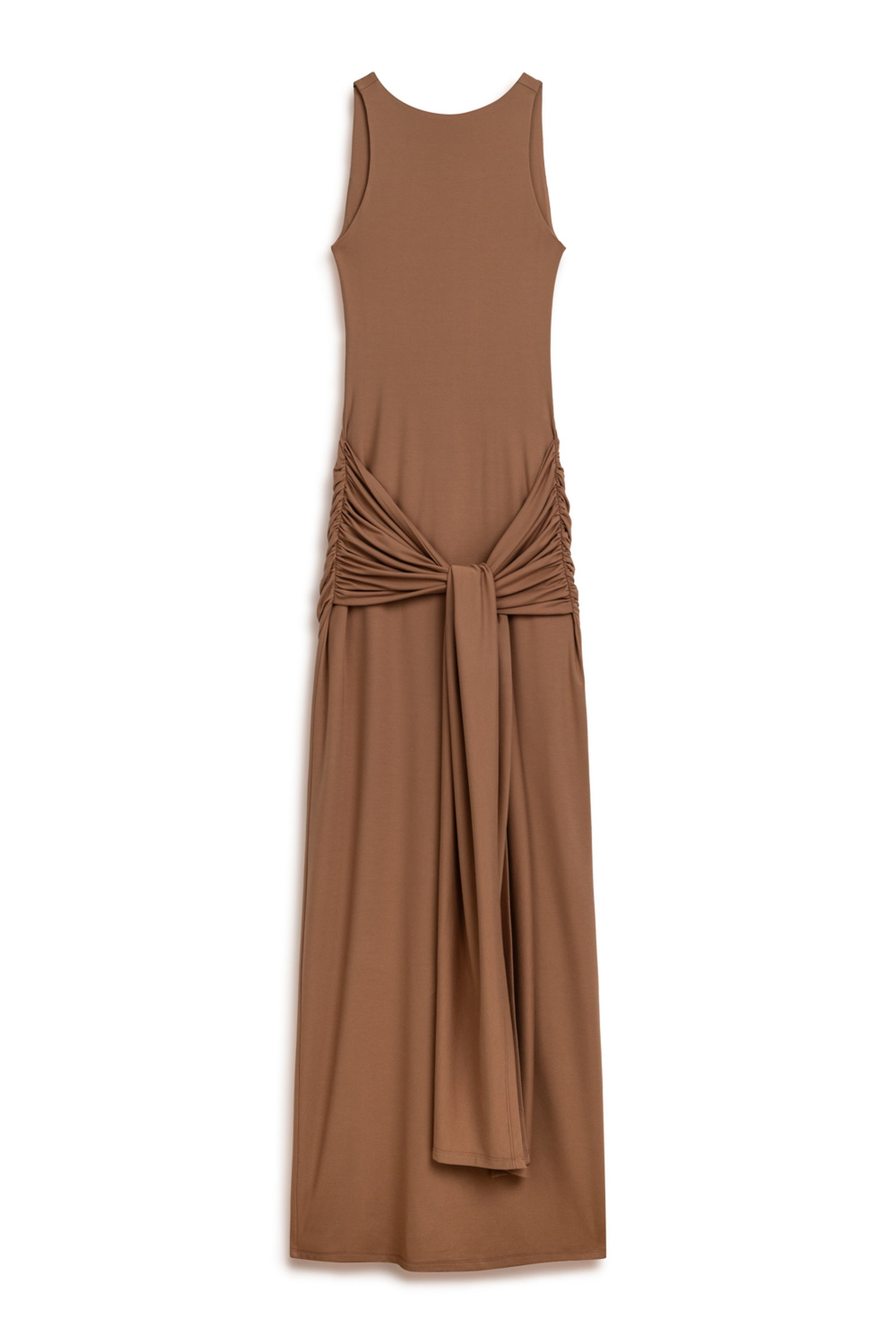 Cinnamon Backless Maxi Dress