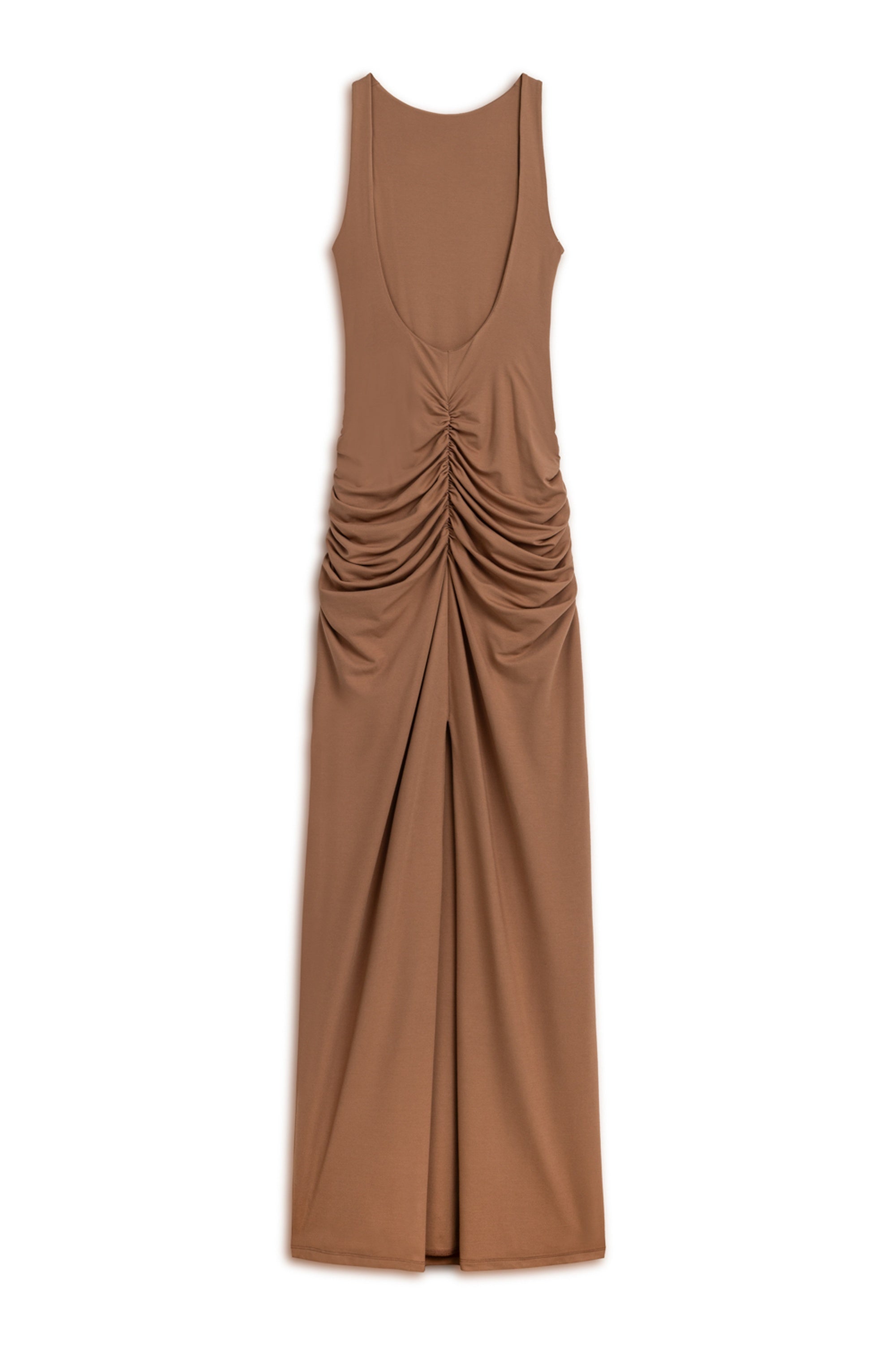 Cinnamon Backless Maxi Dress