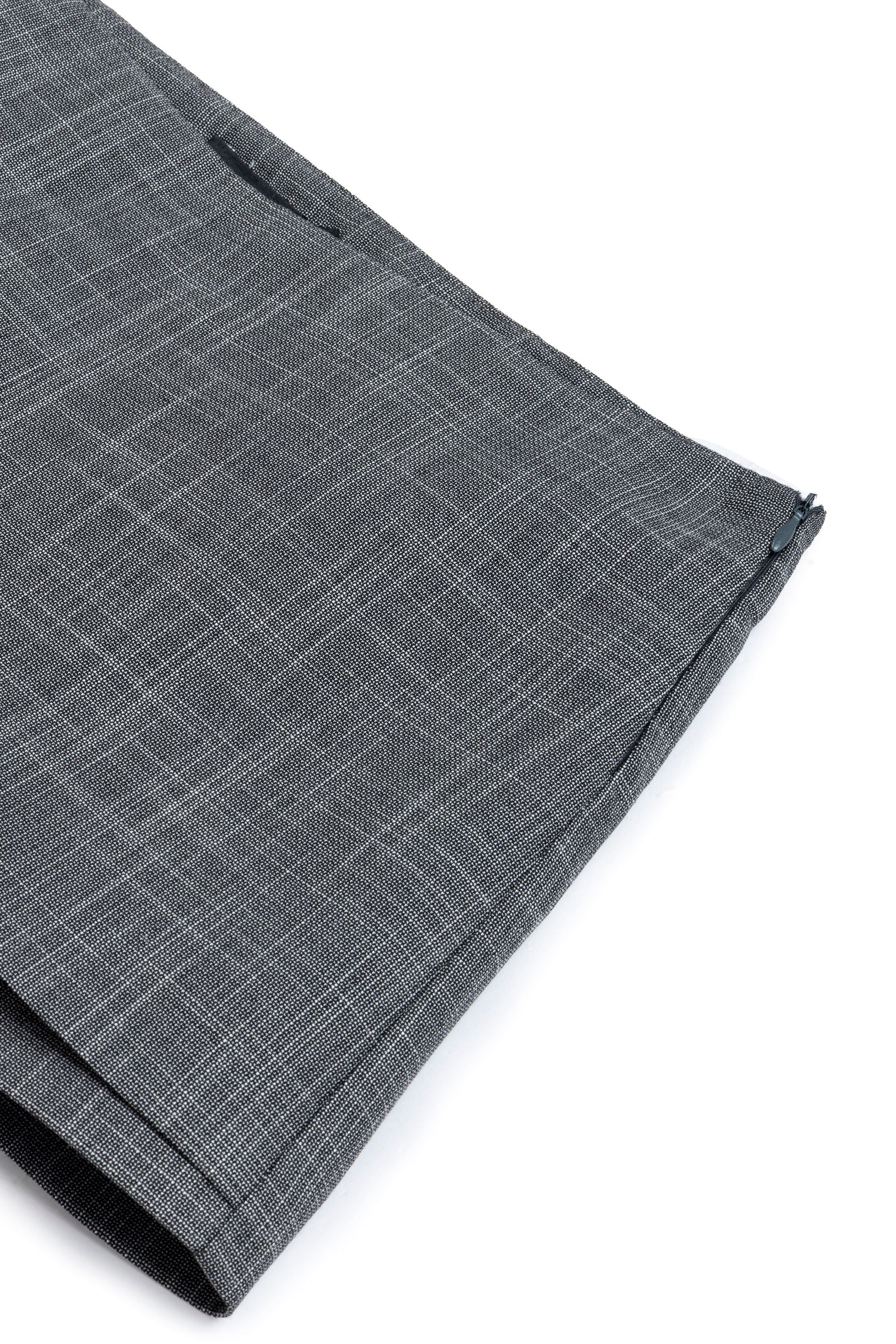 Grey Woven Low Waist Mini Skort