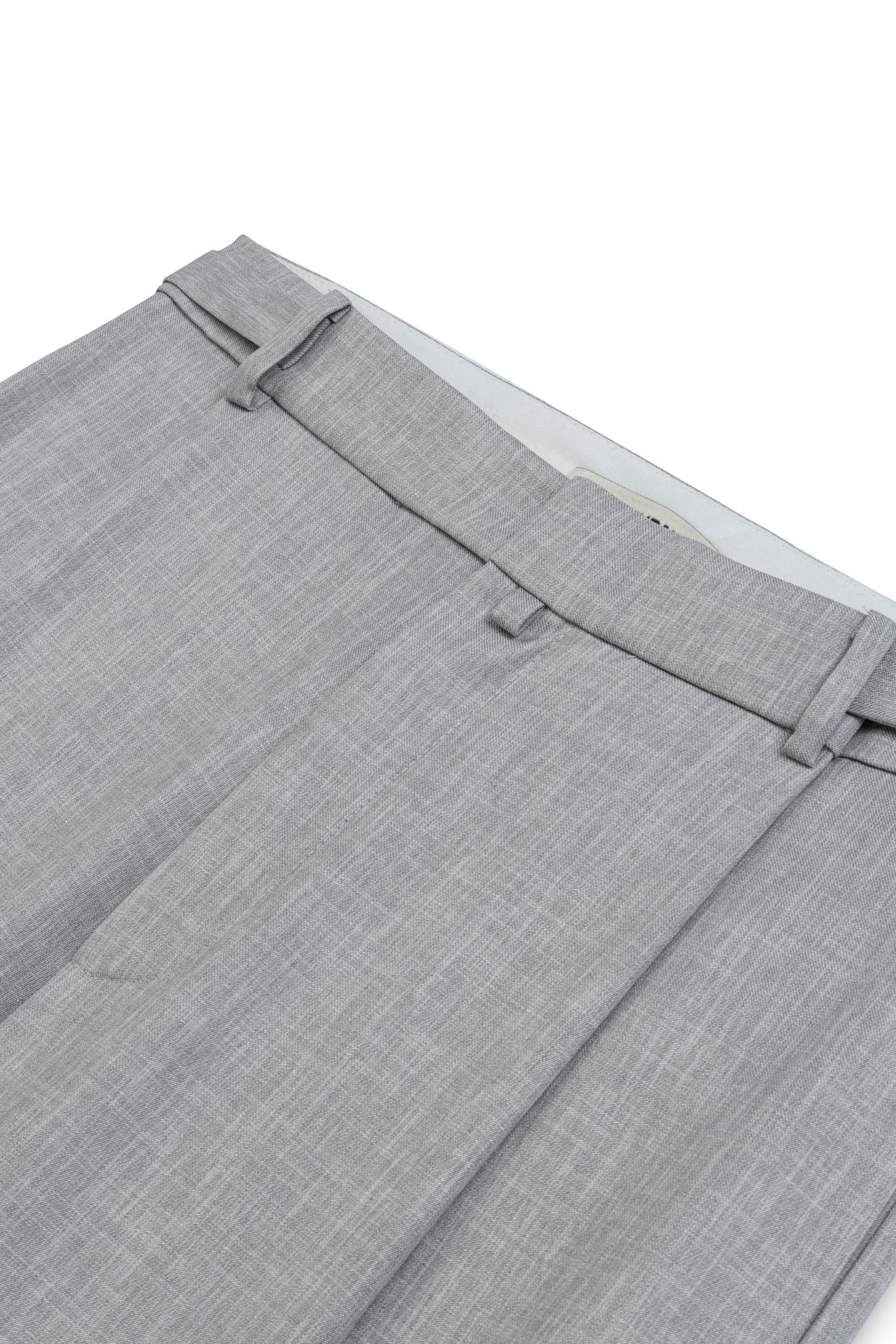 Grey Waist Detailed Low Waist Pants