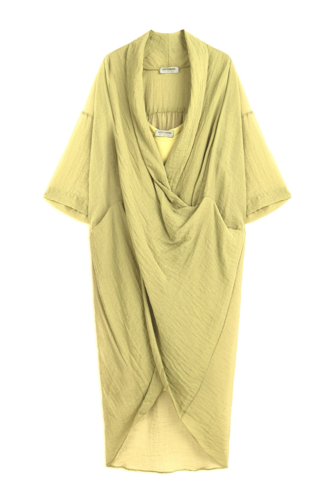 Yellow Oversized Midi Dress