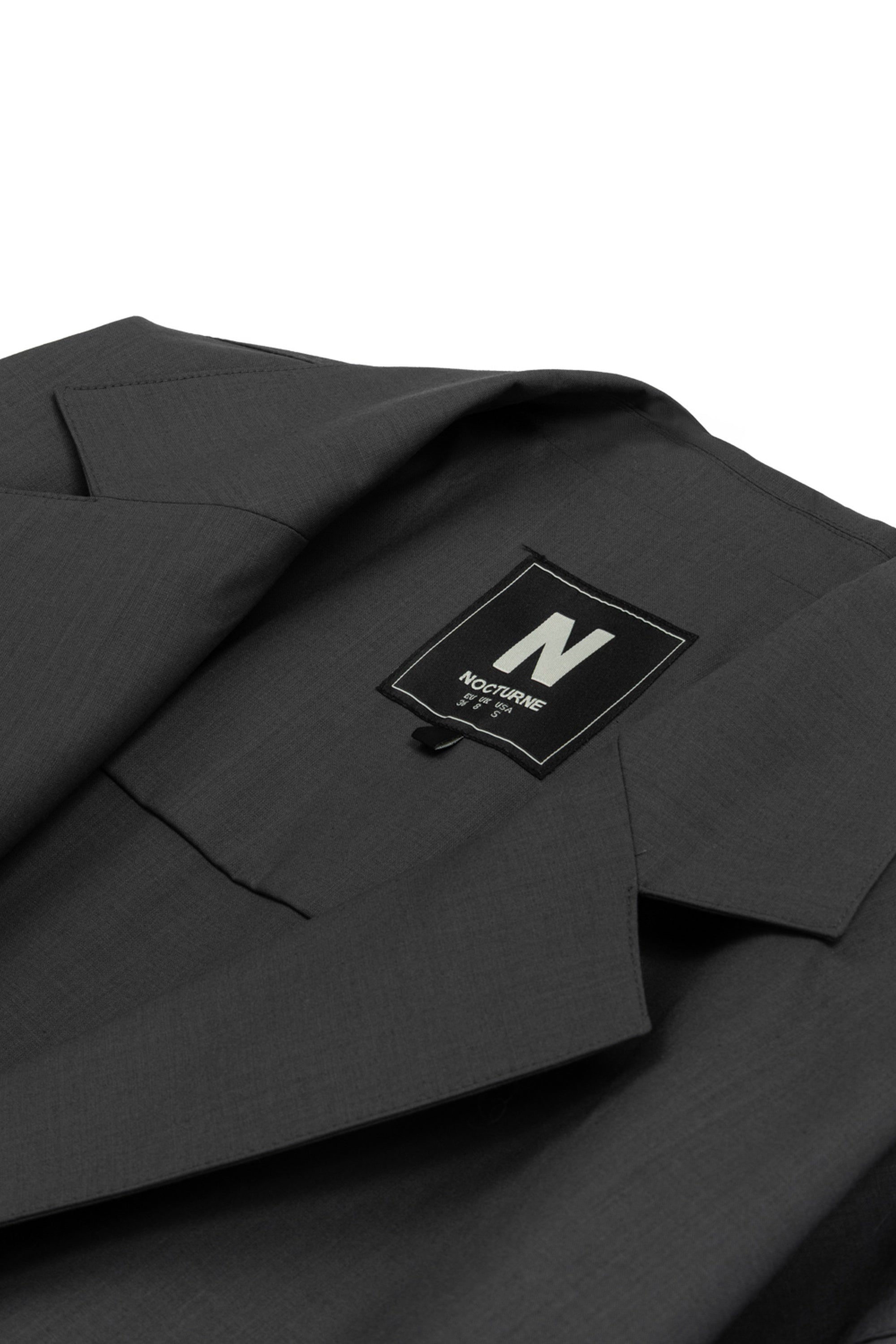 Anthracite Oversize Cargo Pocket Jacket