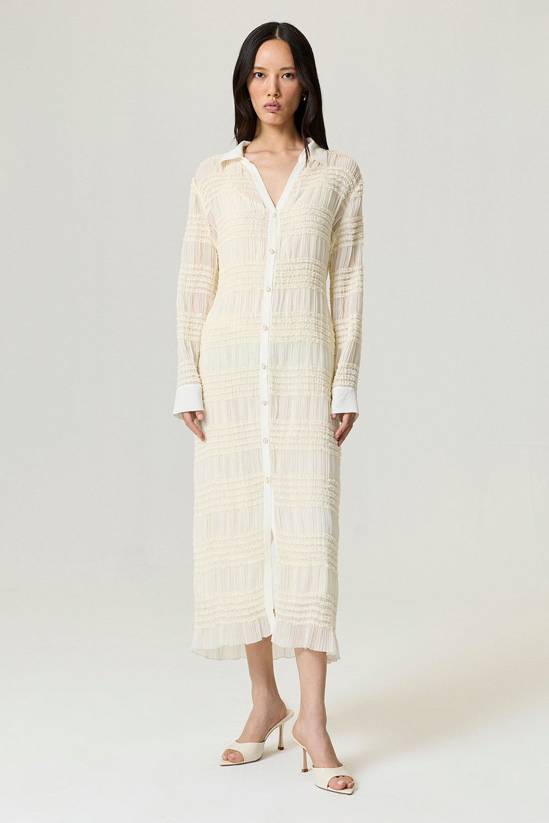 Ruffle Detailed Maxi Dress