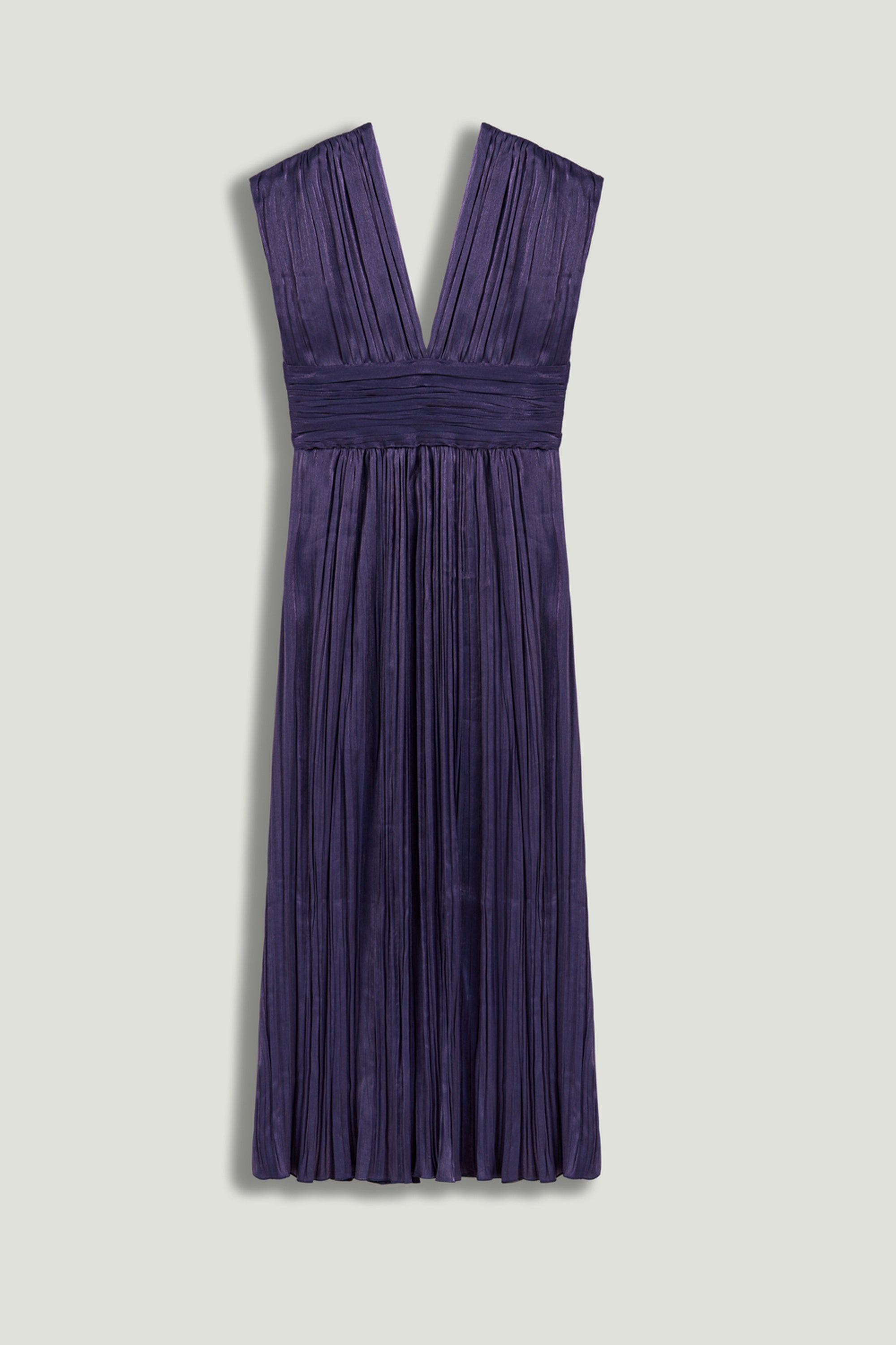 V-Neck Midi Dress