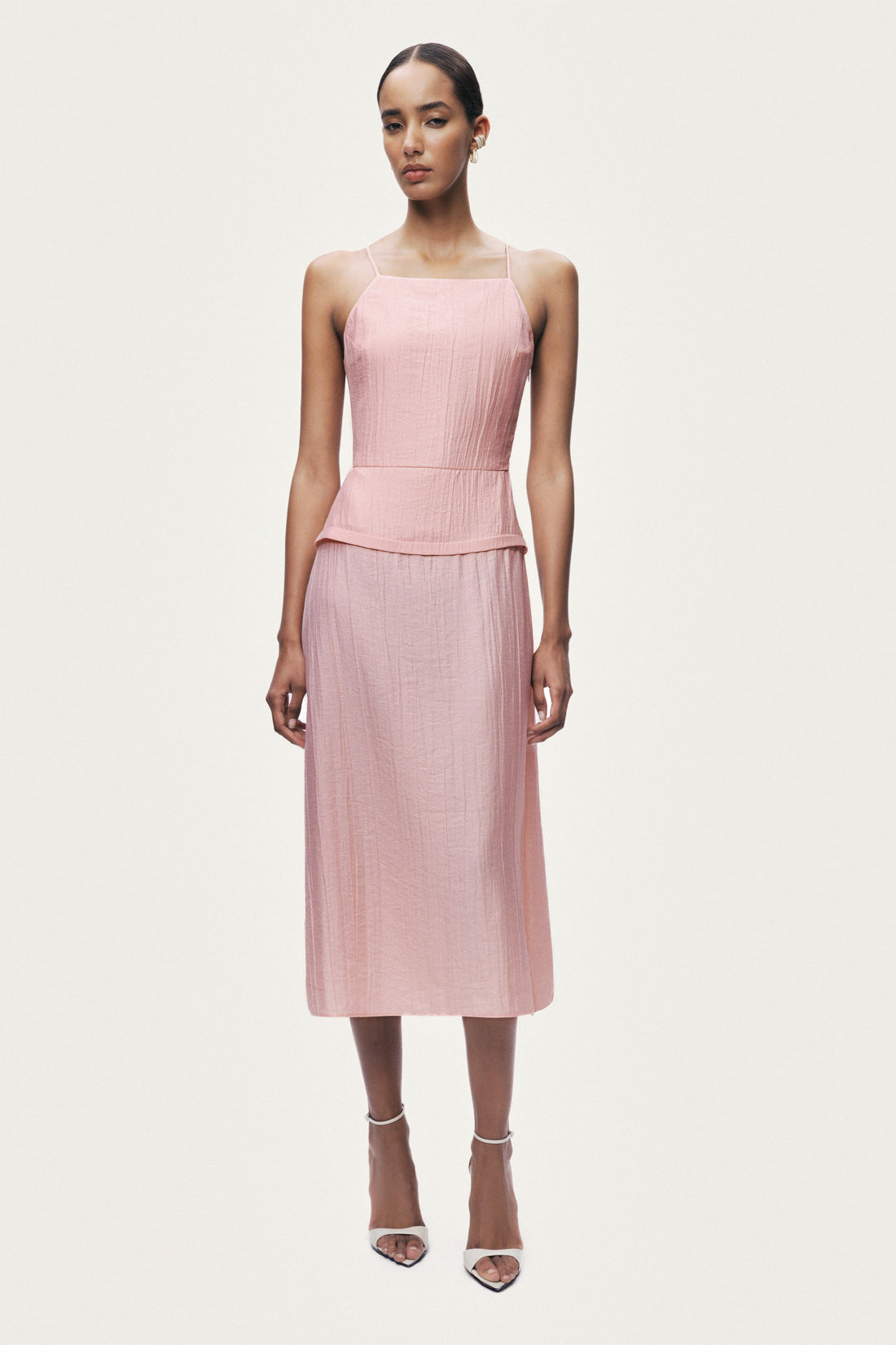 Spaghetti Strap Midi Dress