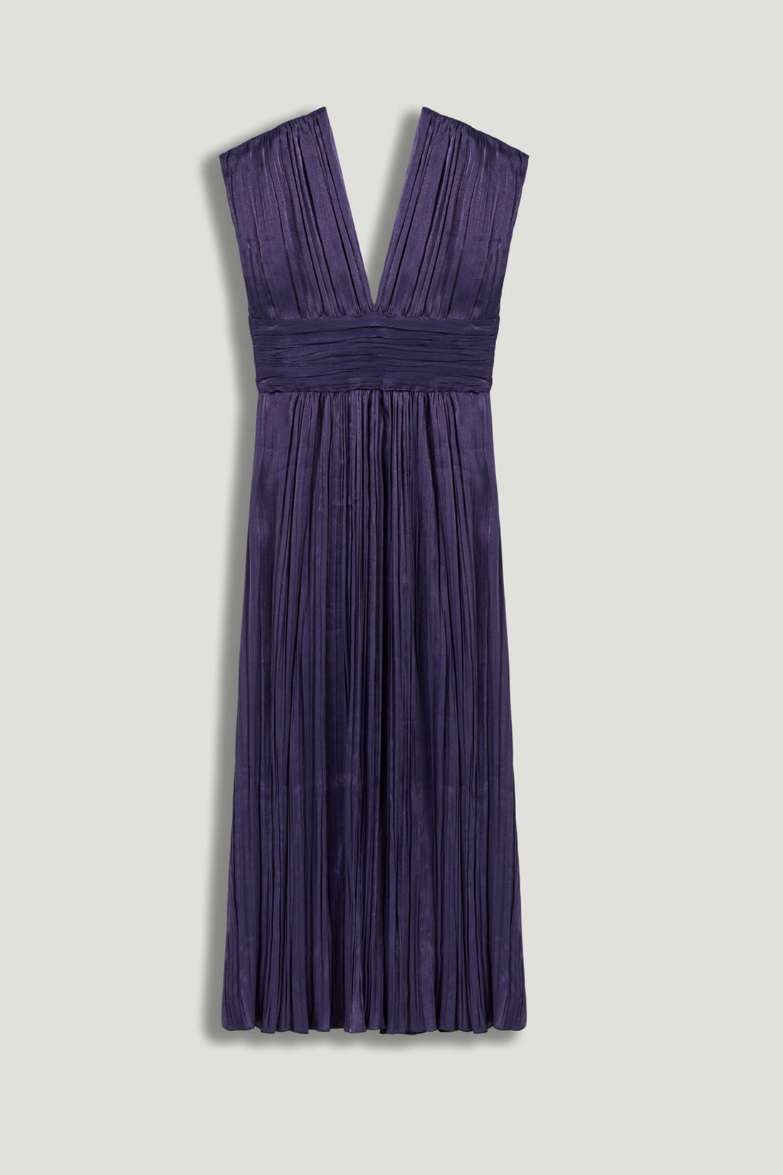 V-Neck Midi Dress