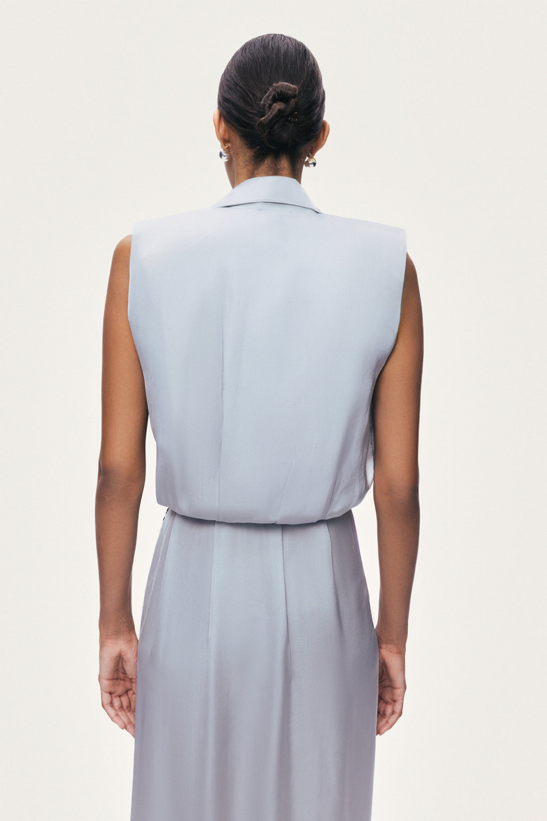 Embellished Belt-Detail Maxi Dress