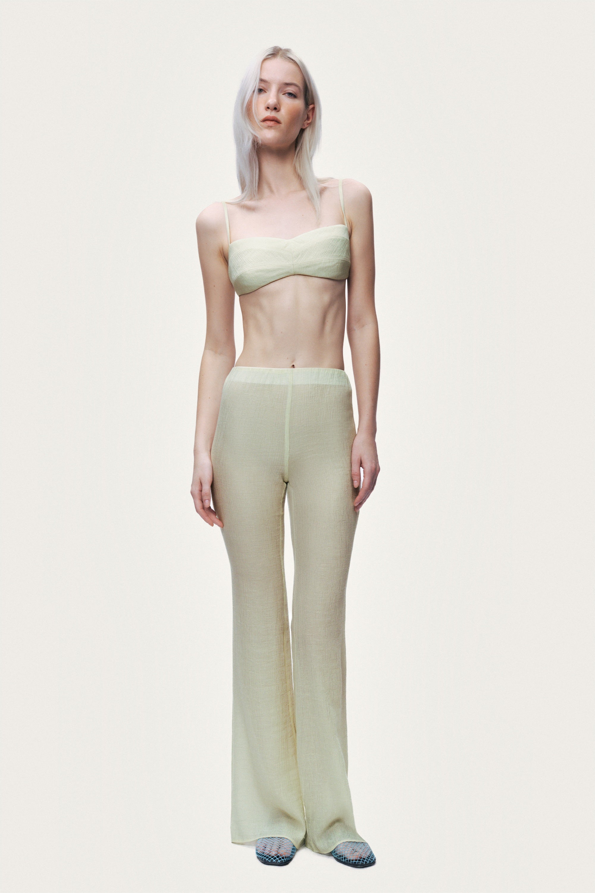 High-Waist Flare Trouser