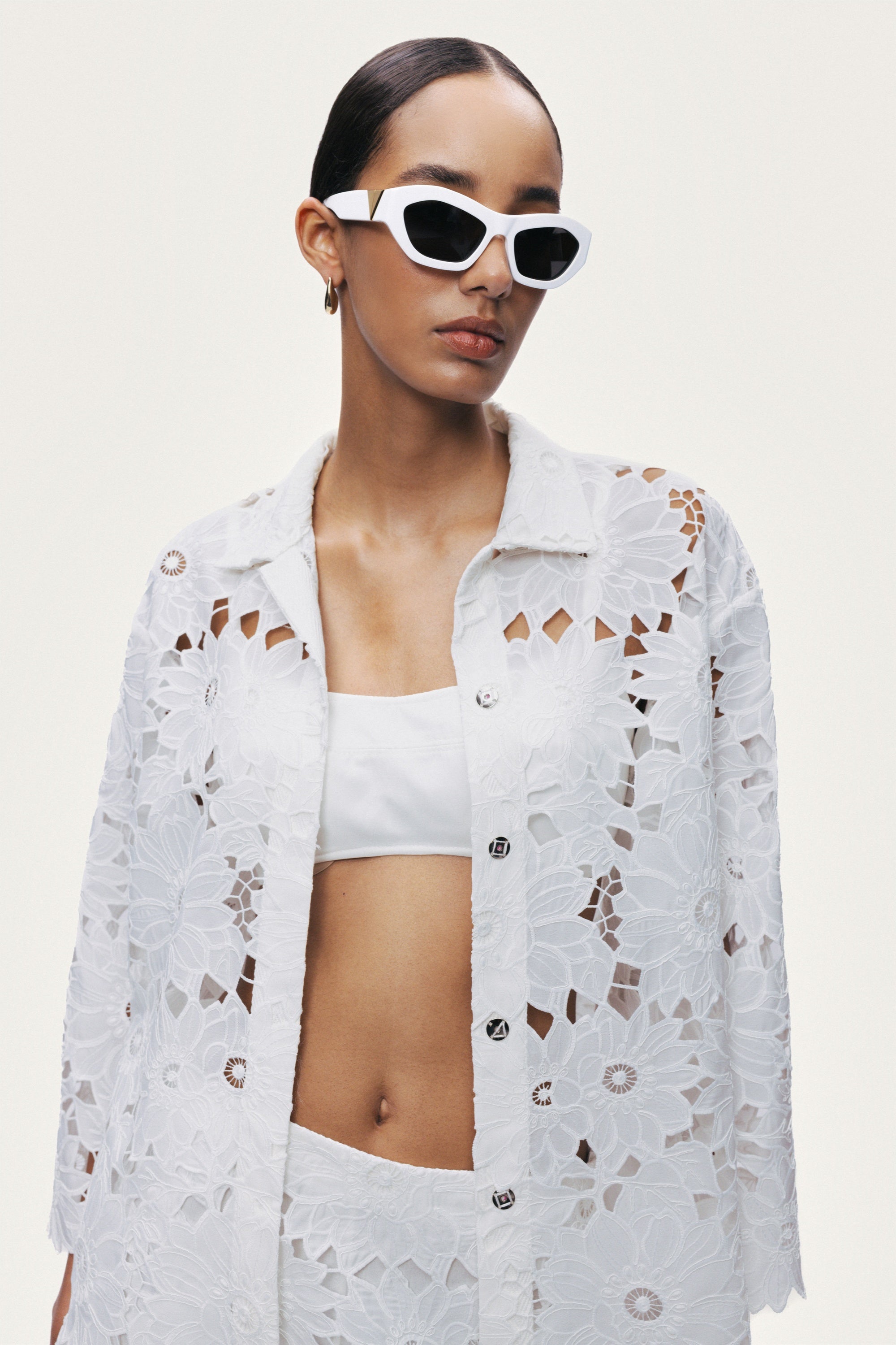 Floral Broderie Jacket