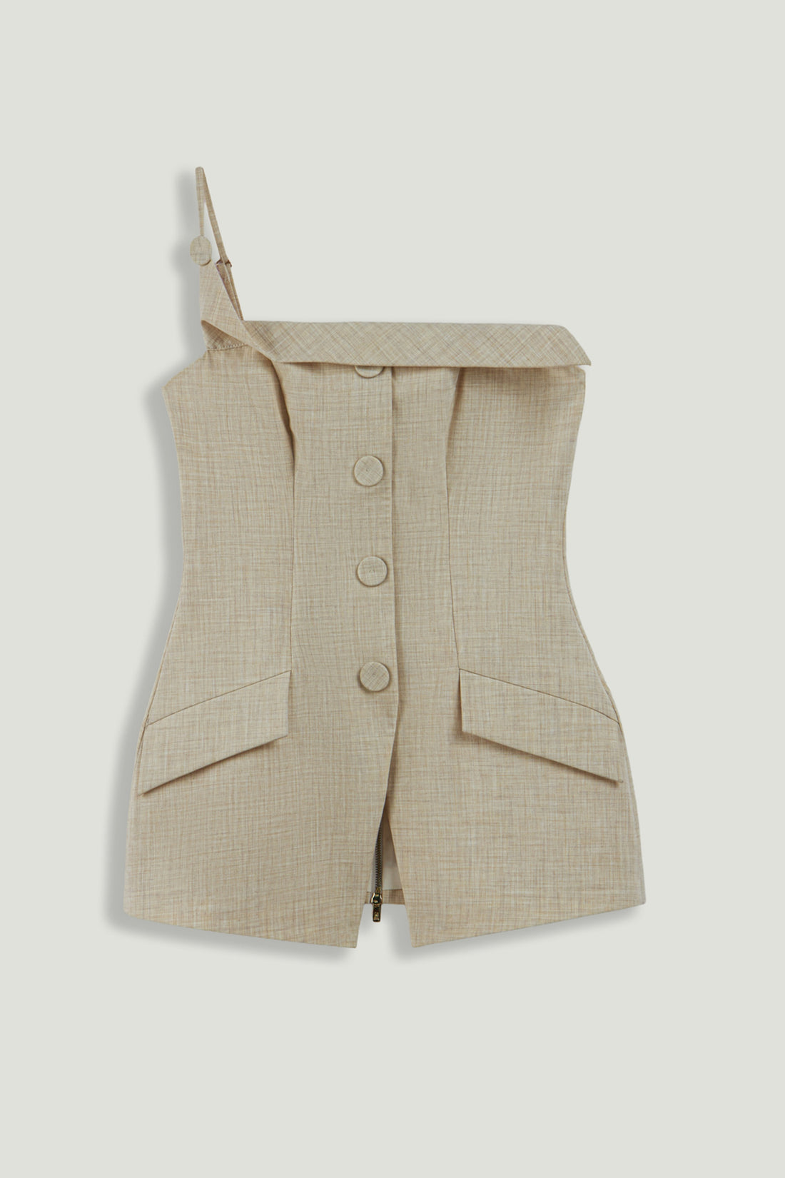 Asymmetric One-Shoulder Blouse