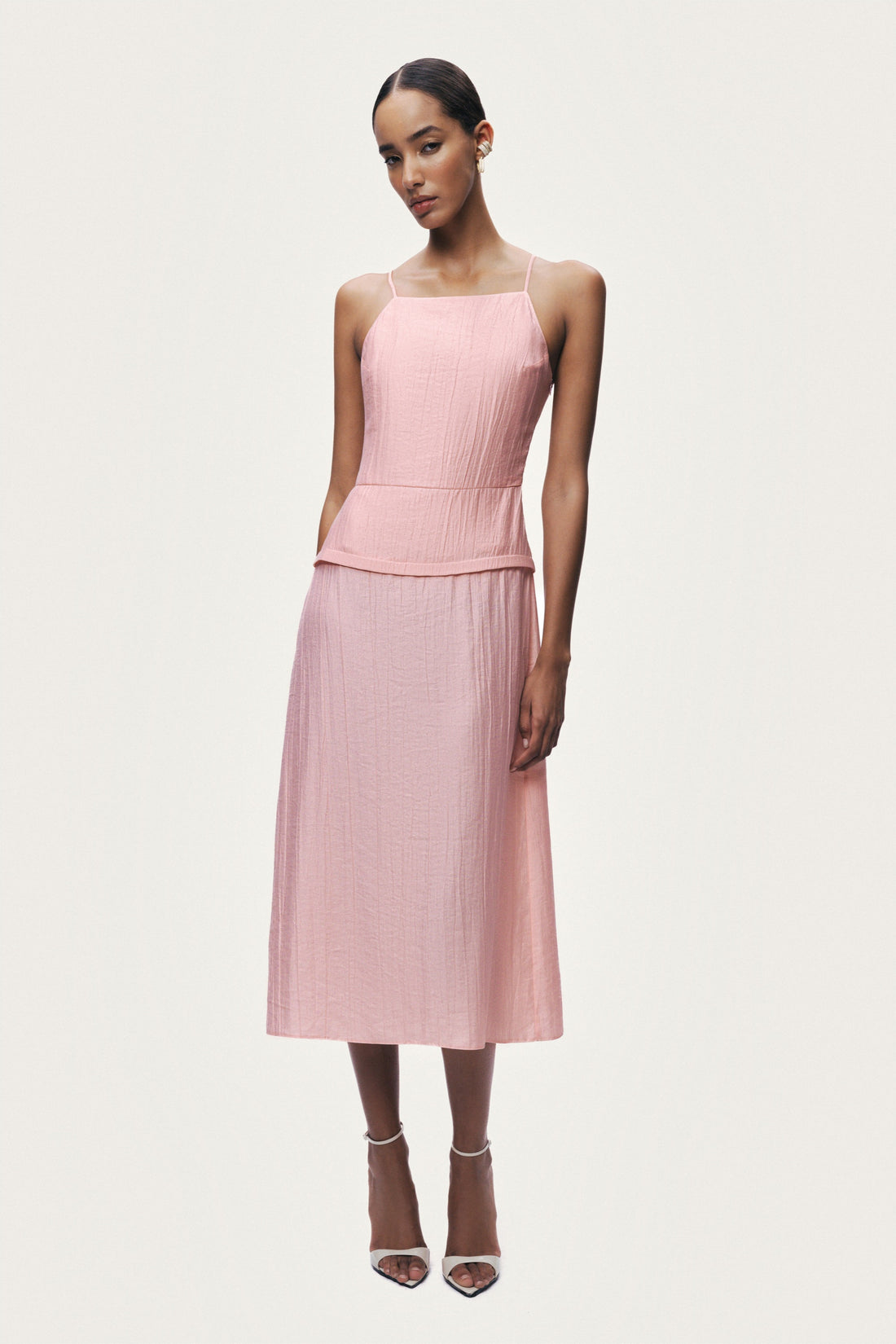 Spaghetti Strap Midi Dress