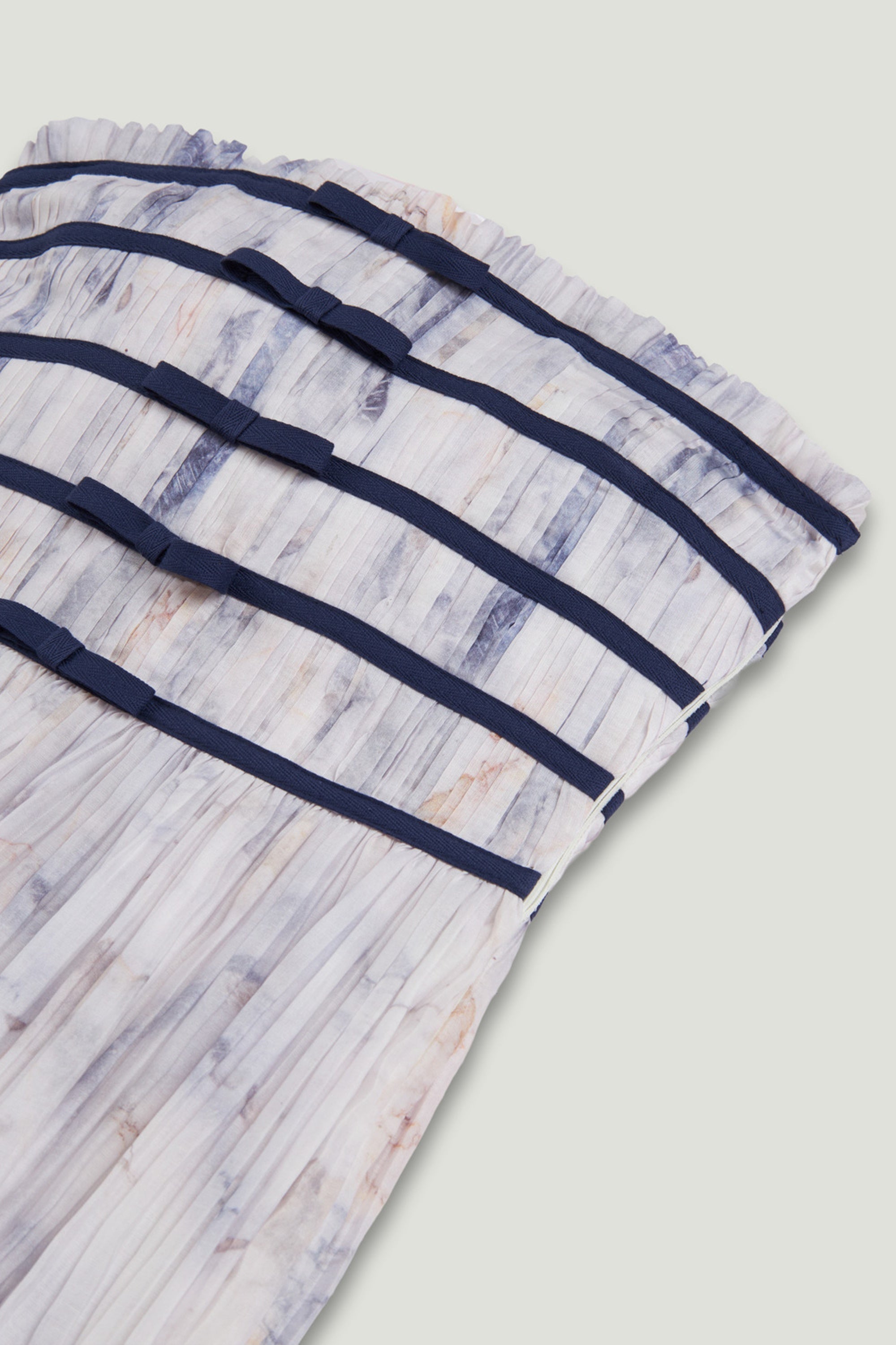 Bow Detail Strapless Midi Dress