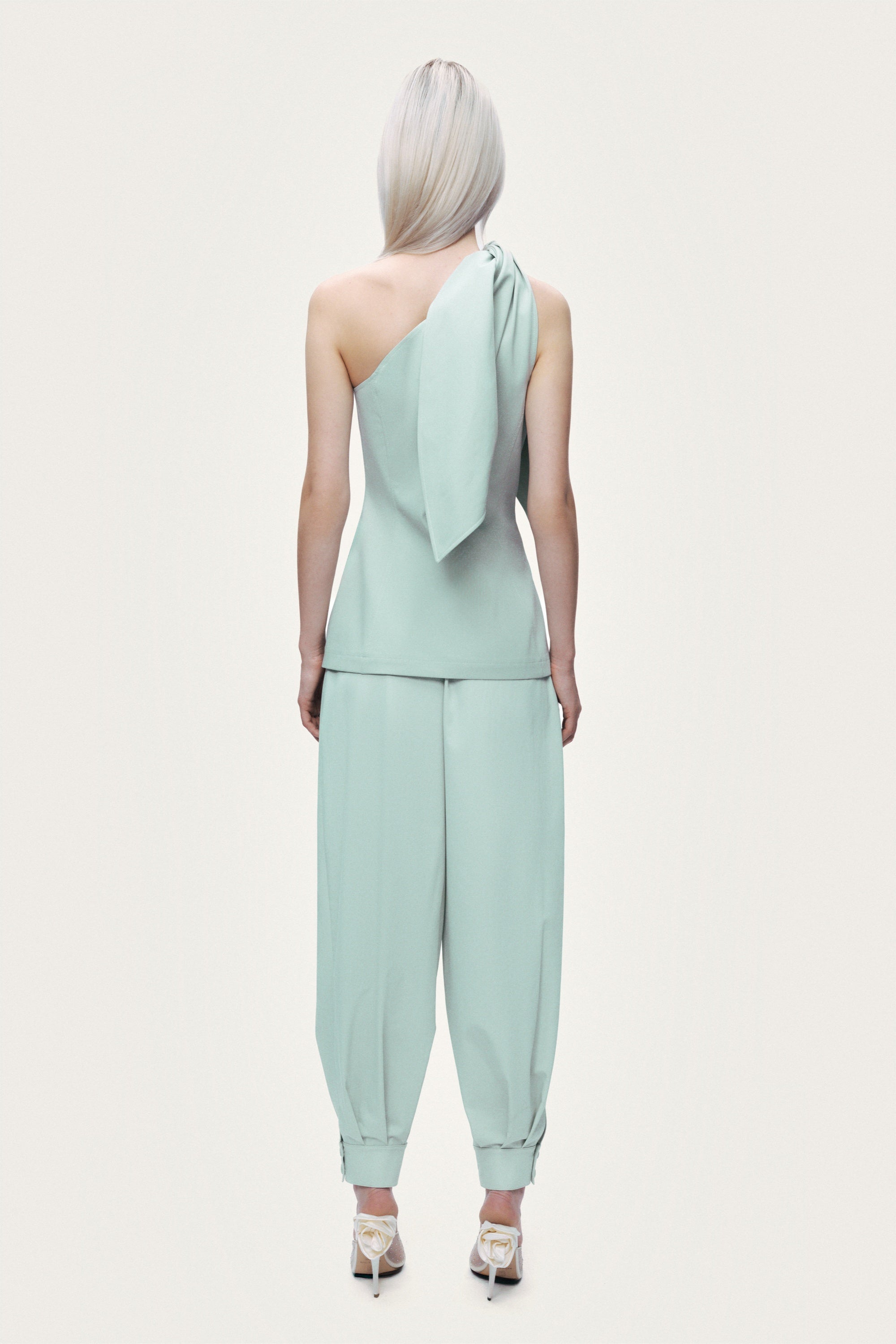 Shoulder-Tie Blouse