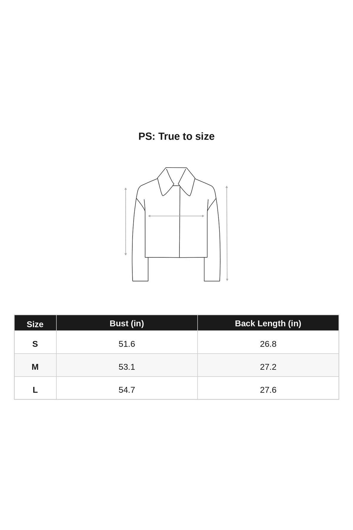 N27KN5400 size chart