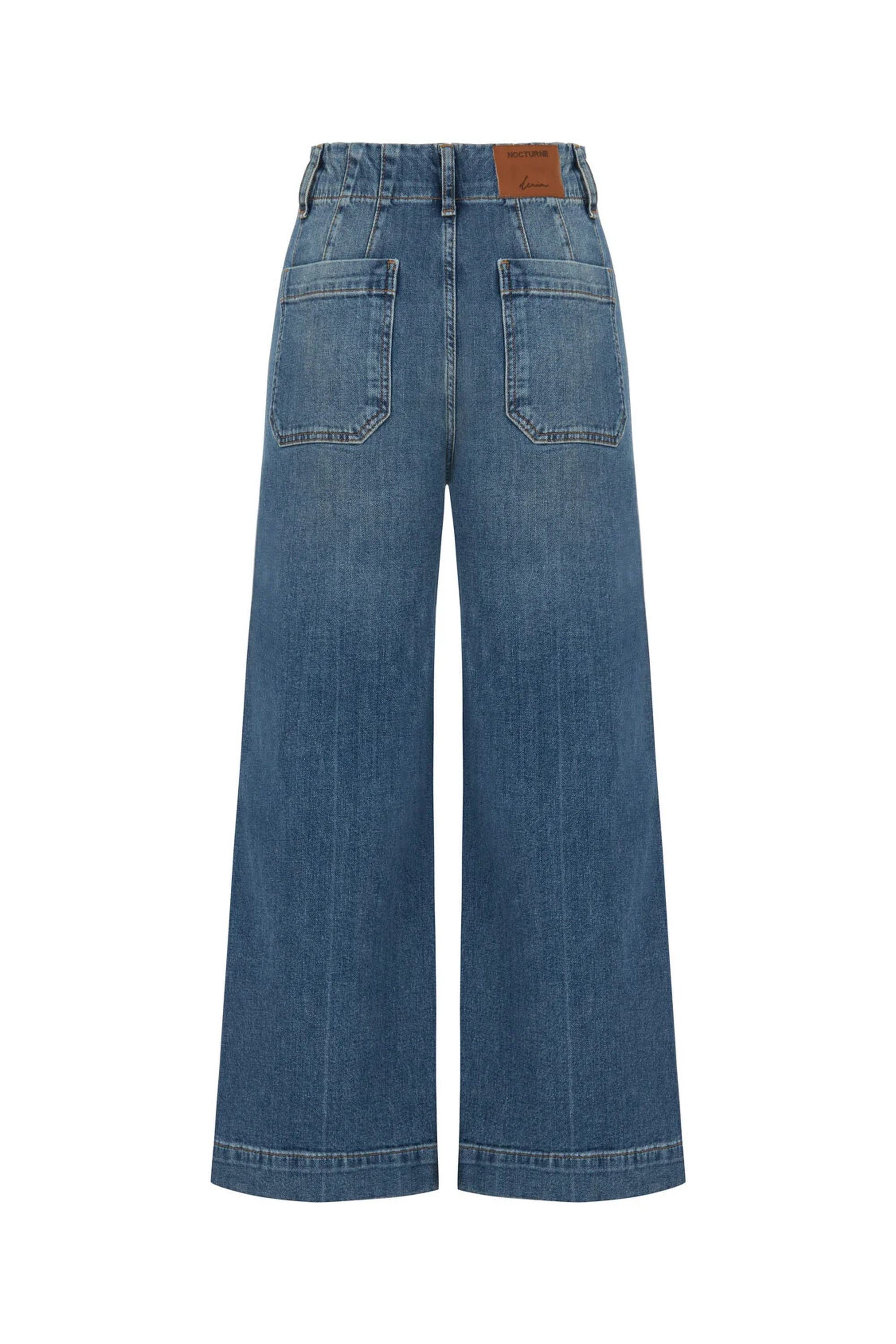 Wide Leg Jean Pants (Final Sale)