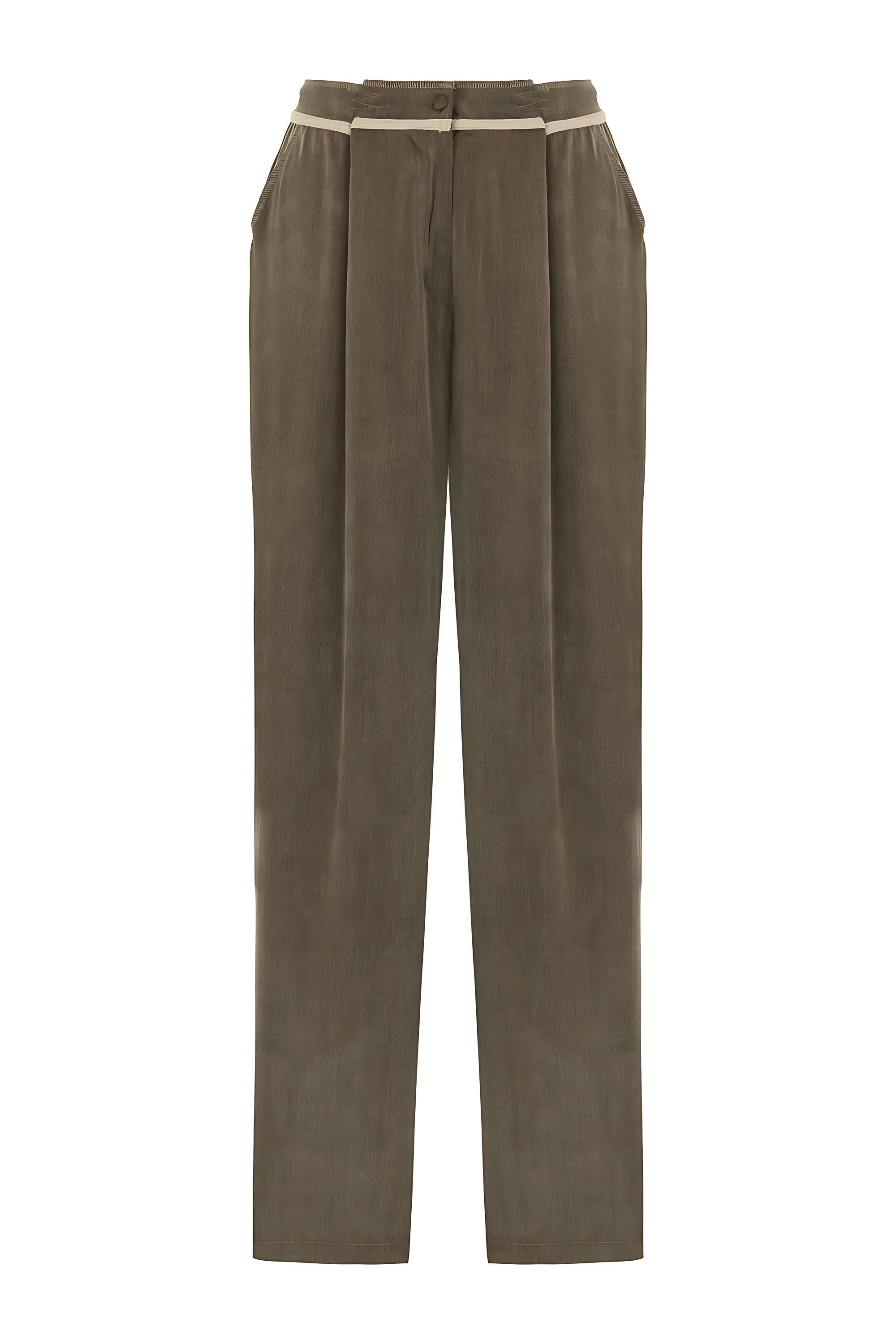 Pleated Palazzo Pants (Final Sale)