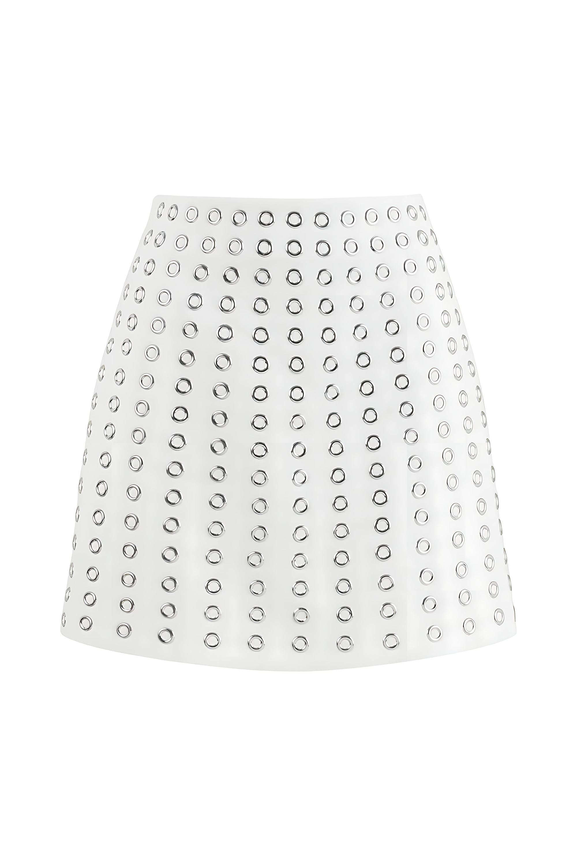 Eyelet Detailed Mini Skirt (Final Sale)