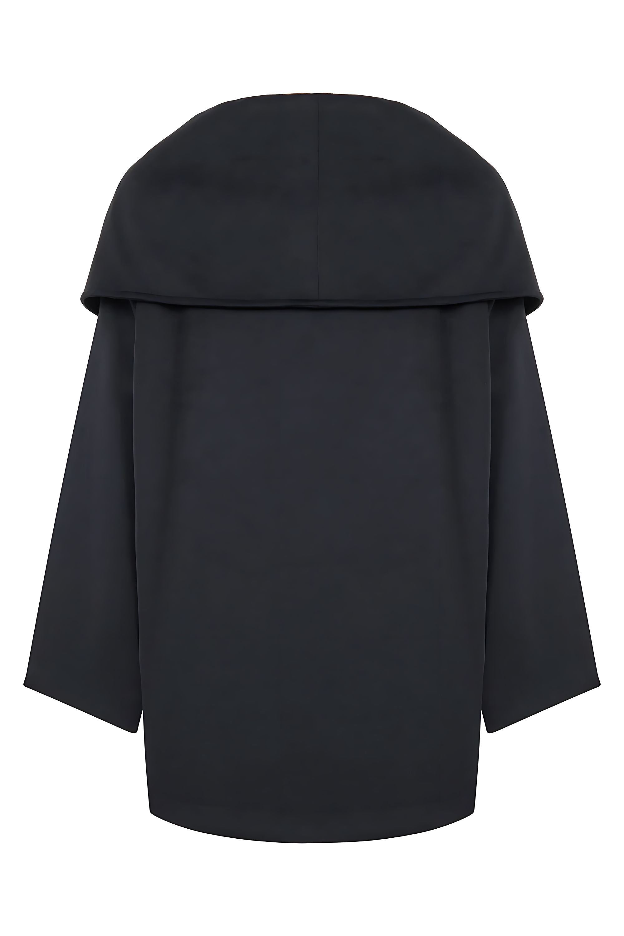 Draped Coat with Front Tie Detail (Final Sale)