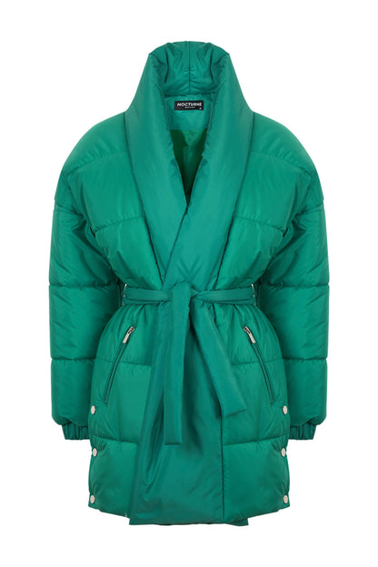 Belted Puffer Jacket