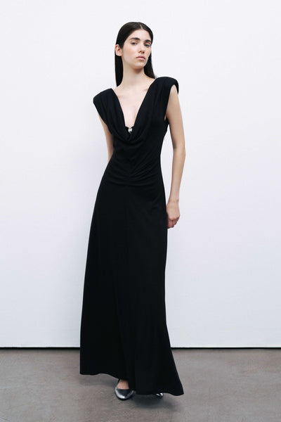 deres 9th draping dress noir サイズ2 Adina Dress