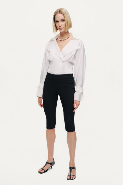 Layered Collar Wrap Bodysuit