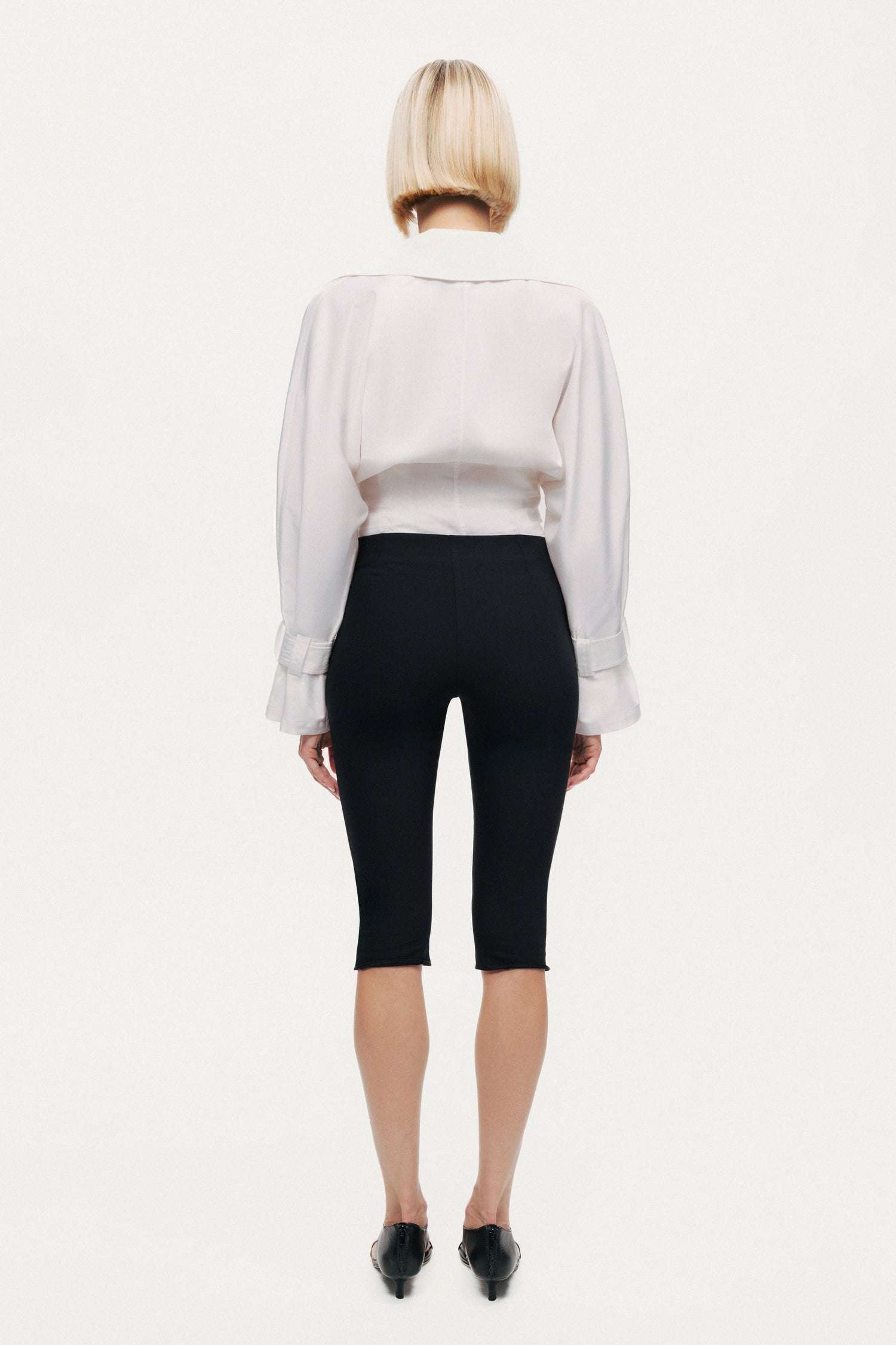 Layered Collar Wrap Bodysuit