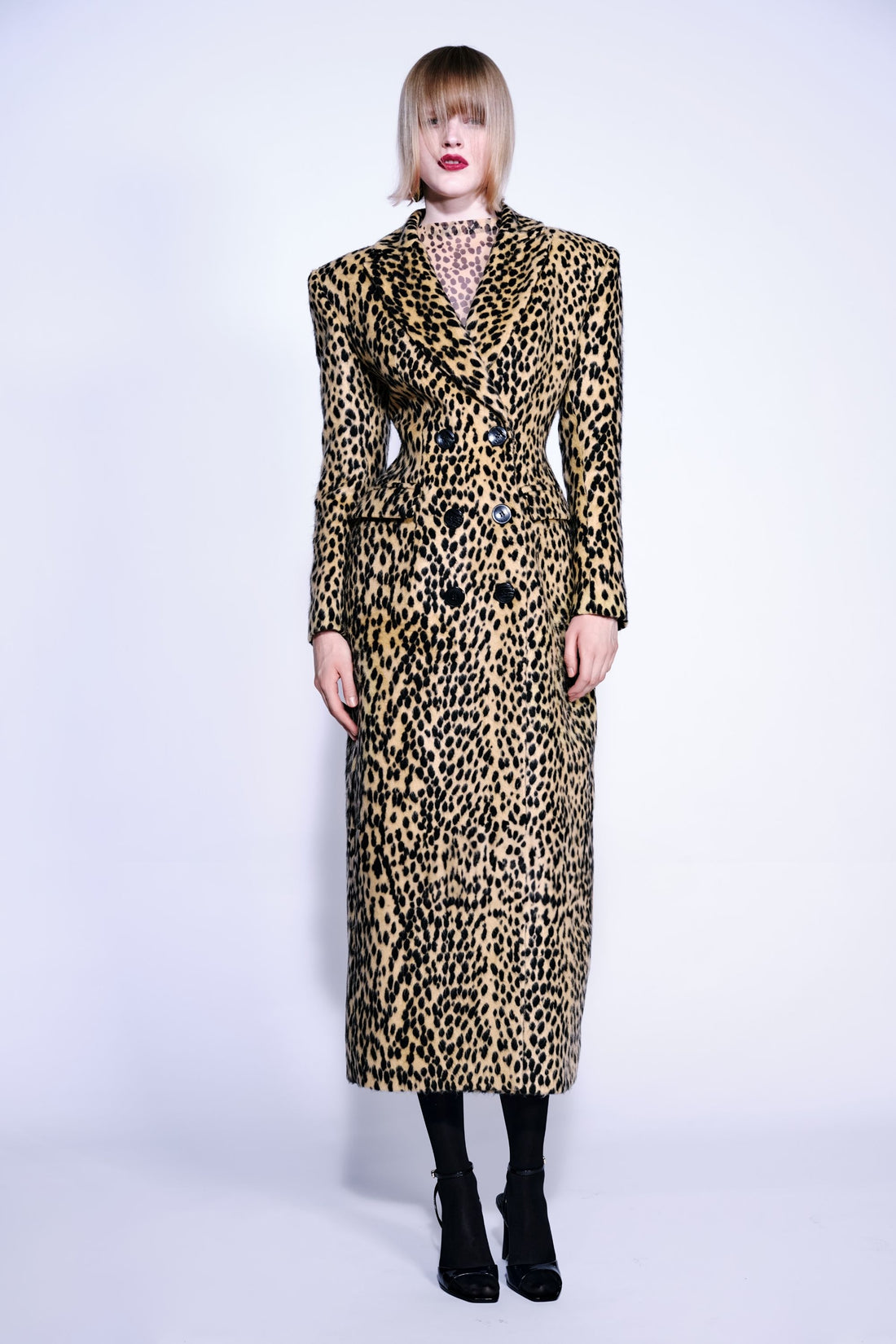 Leopard Printed Coat