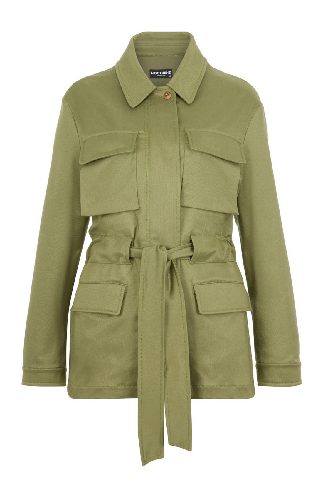 Belted Khaki Jacket (Final Sale)