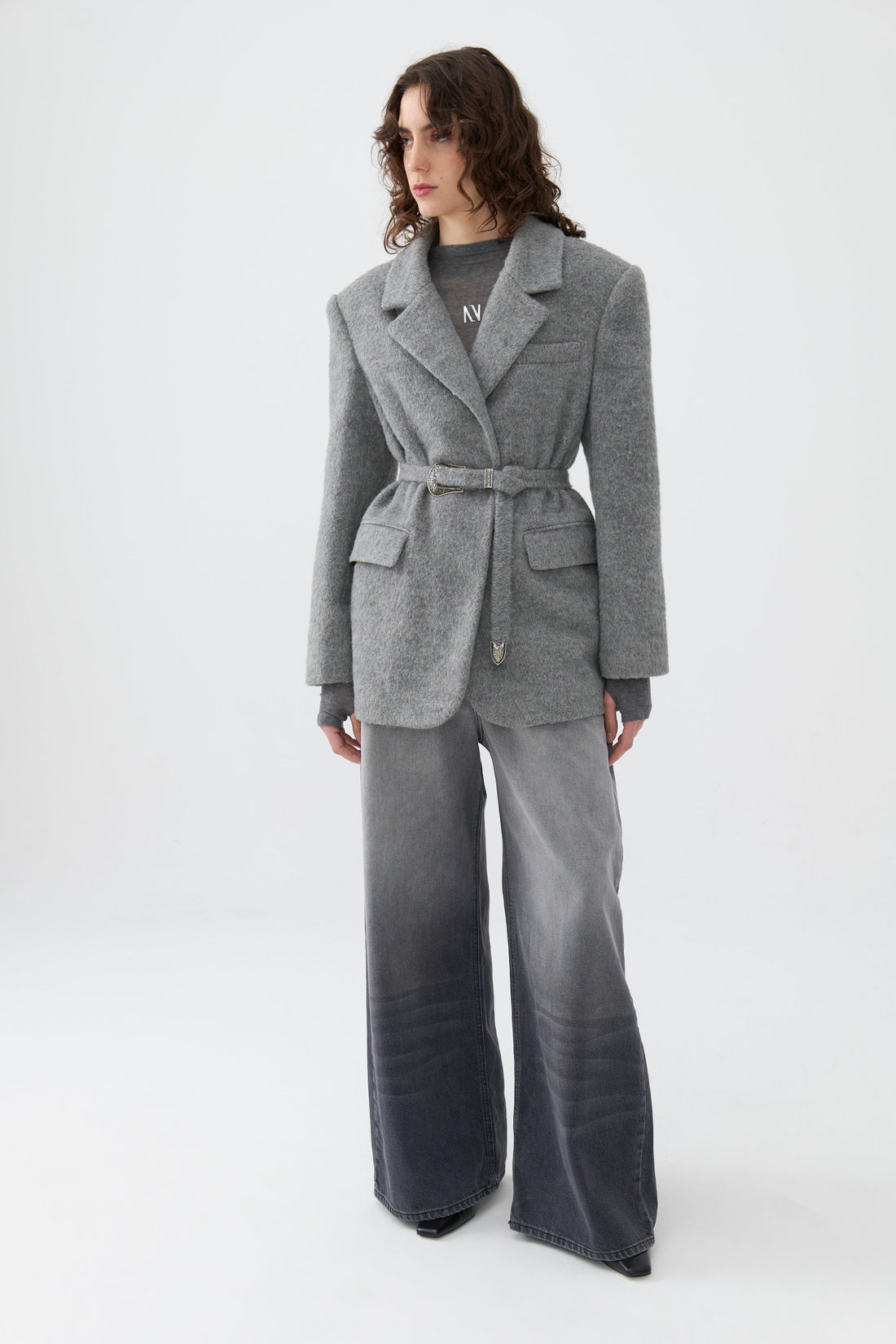 Self-Belted Double Breasted Jacket (Final Sale)