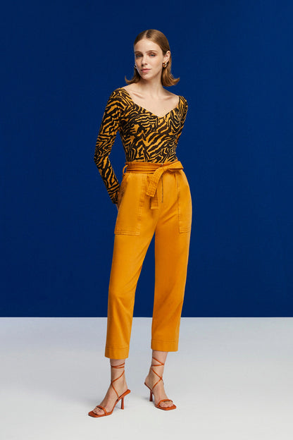 Tiger Print Bodysuit