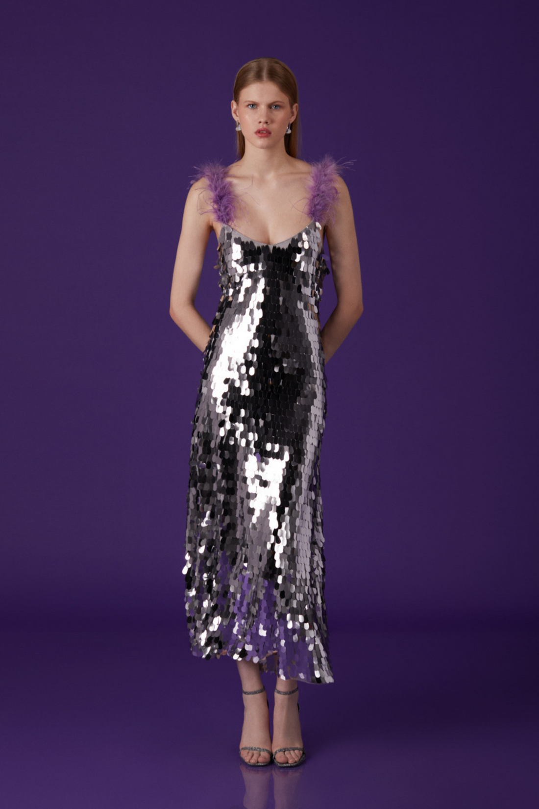 Sequined Long Dress