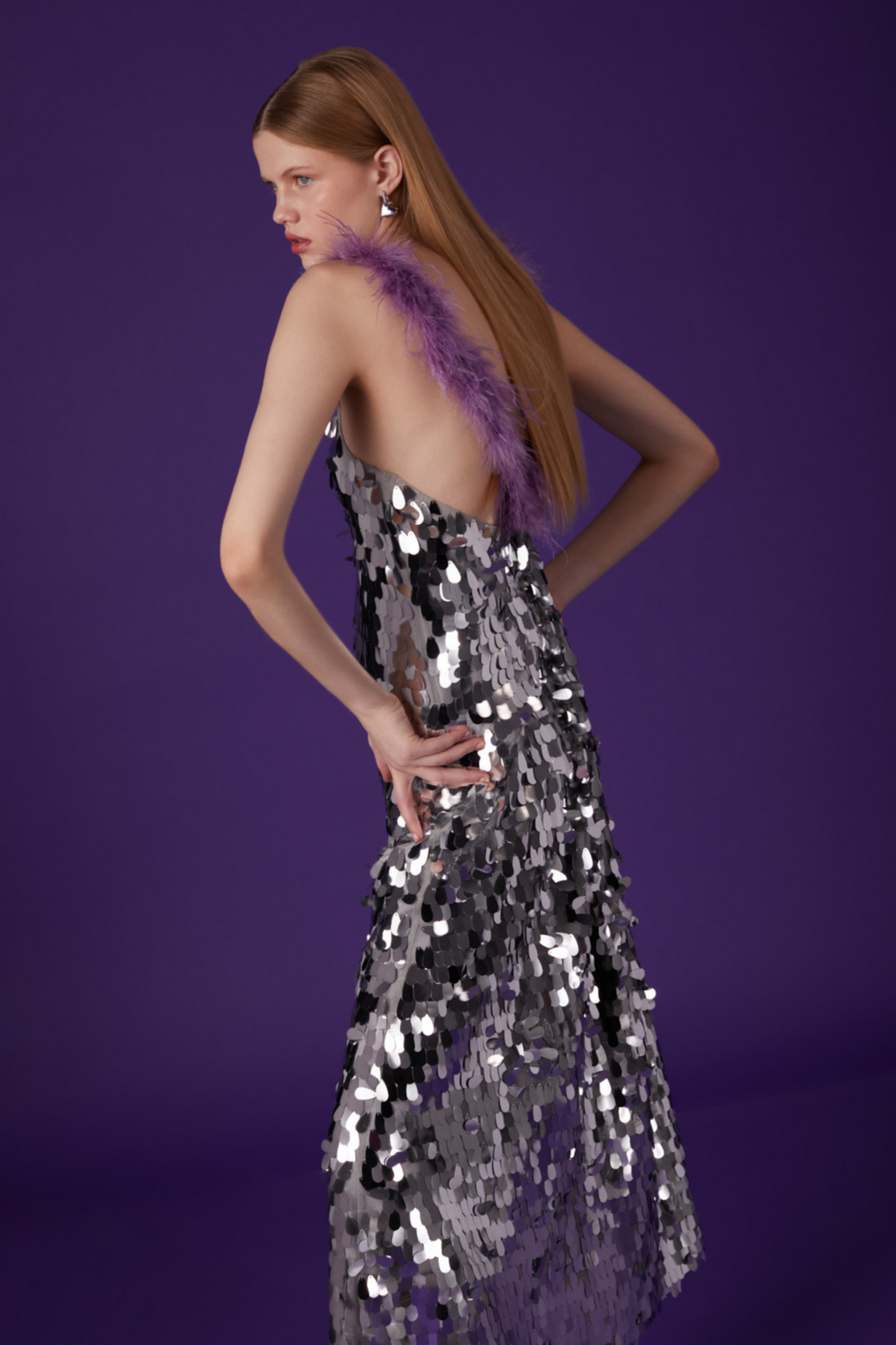 Sequined Long Dress