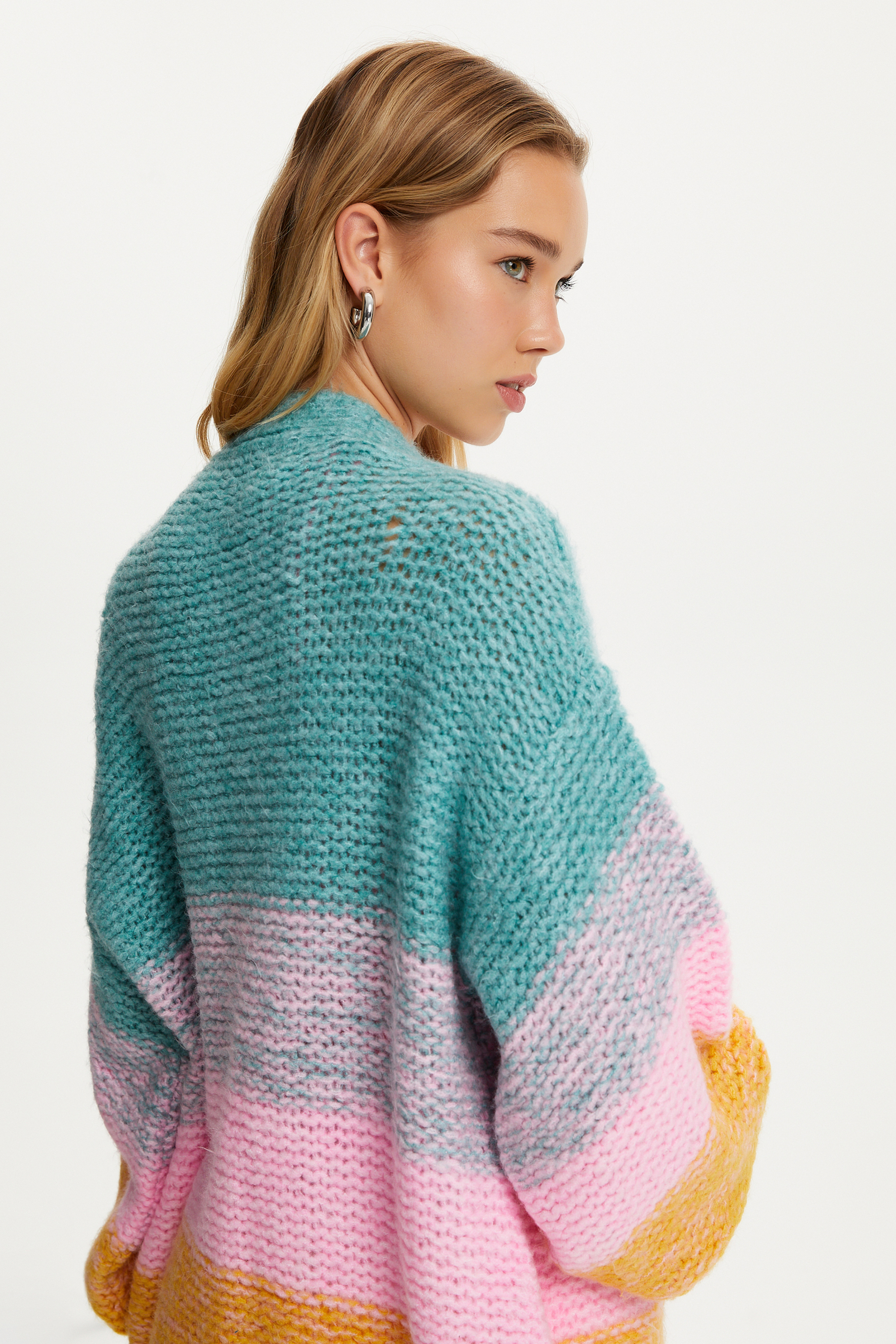 Gradient Knitted Cardigan