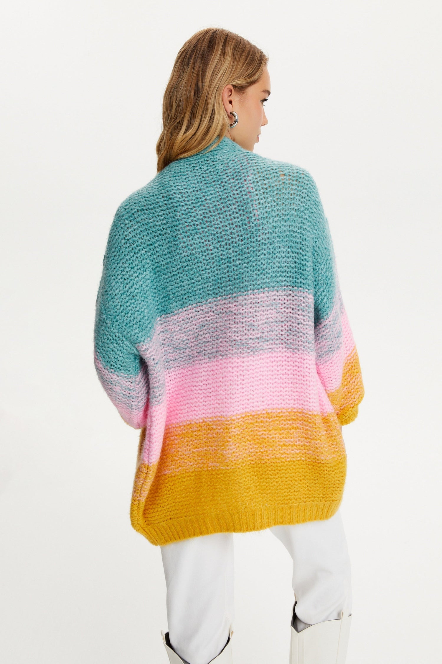 Gradient Knitted Cardigan