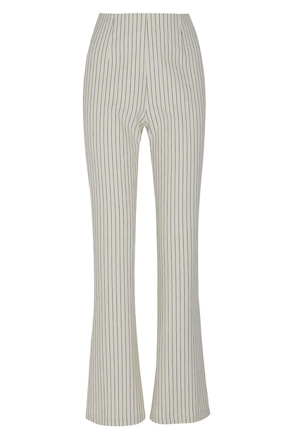 Striped Wide-Leg Pants