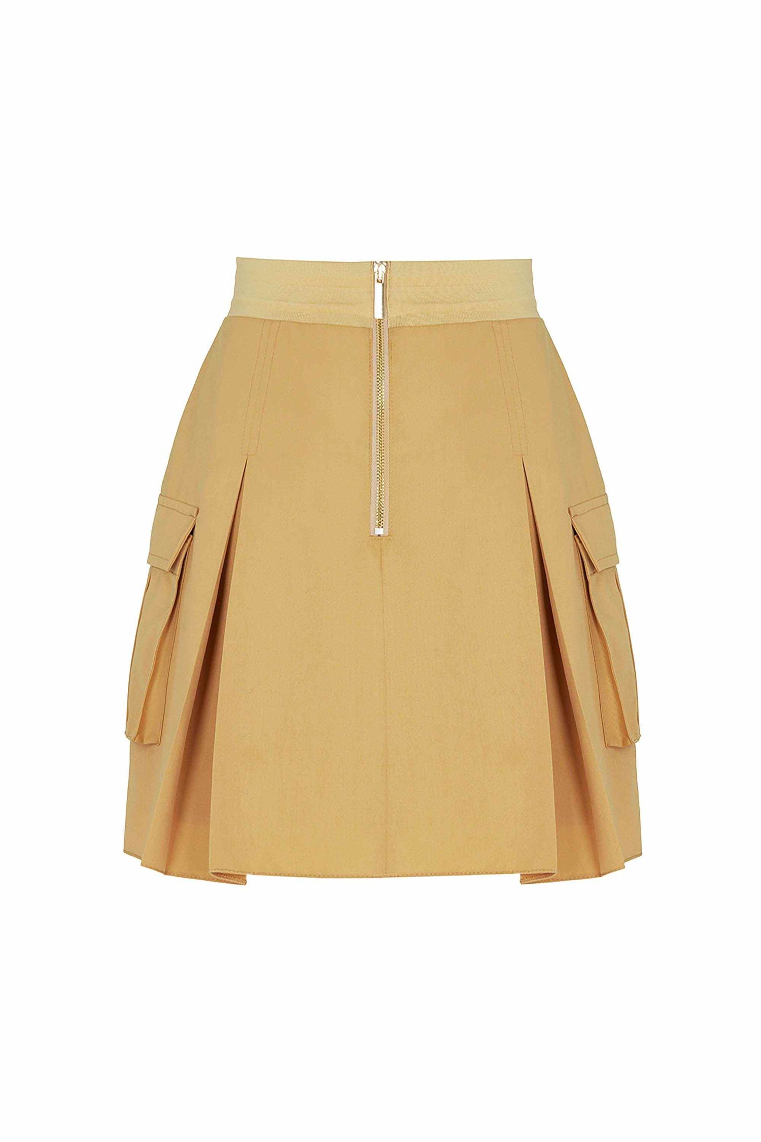 High-Waisted Ribbed Mini Skirt