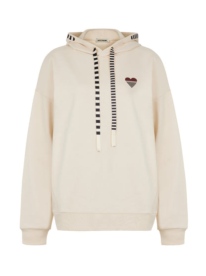 Heart Printed Hoodie