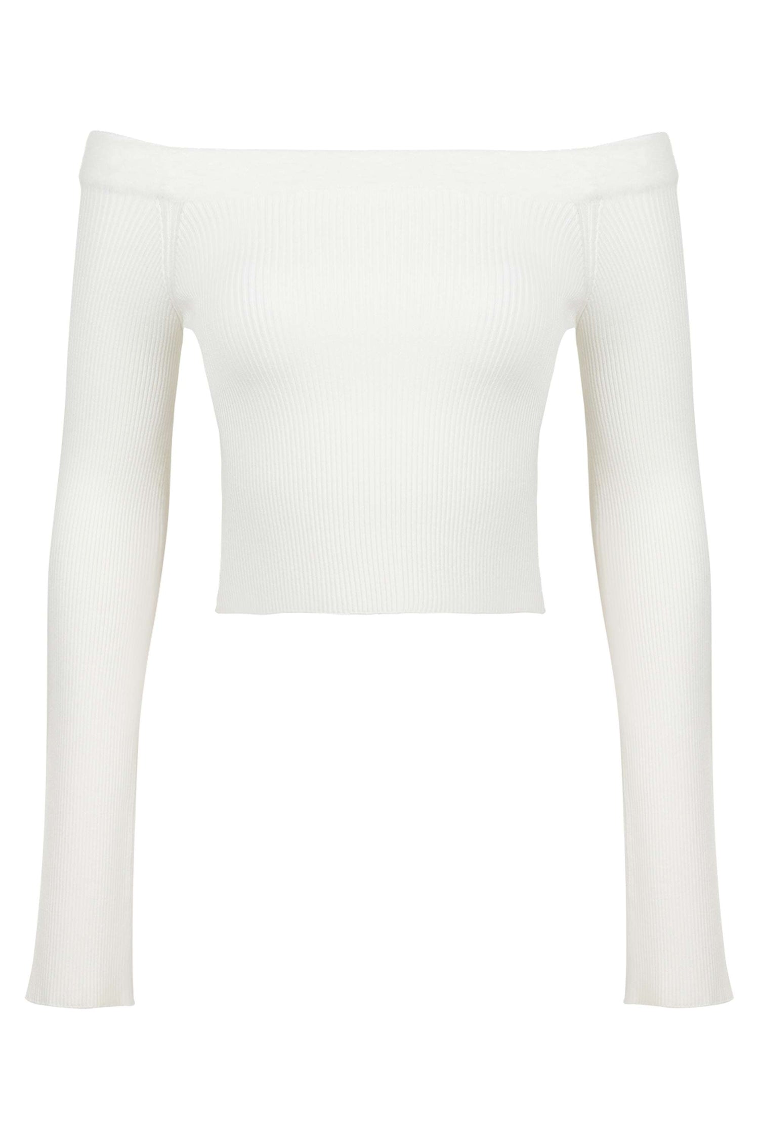 Boat Neck Knitwear Sweater