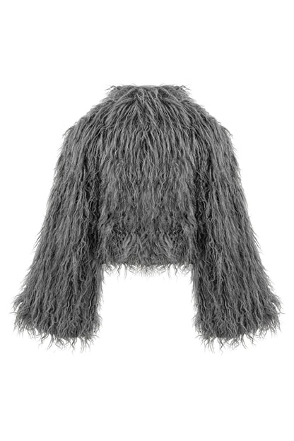 Faux Fringed Fur