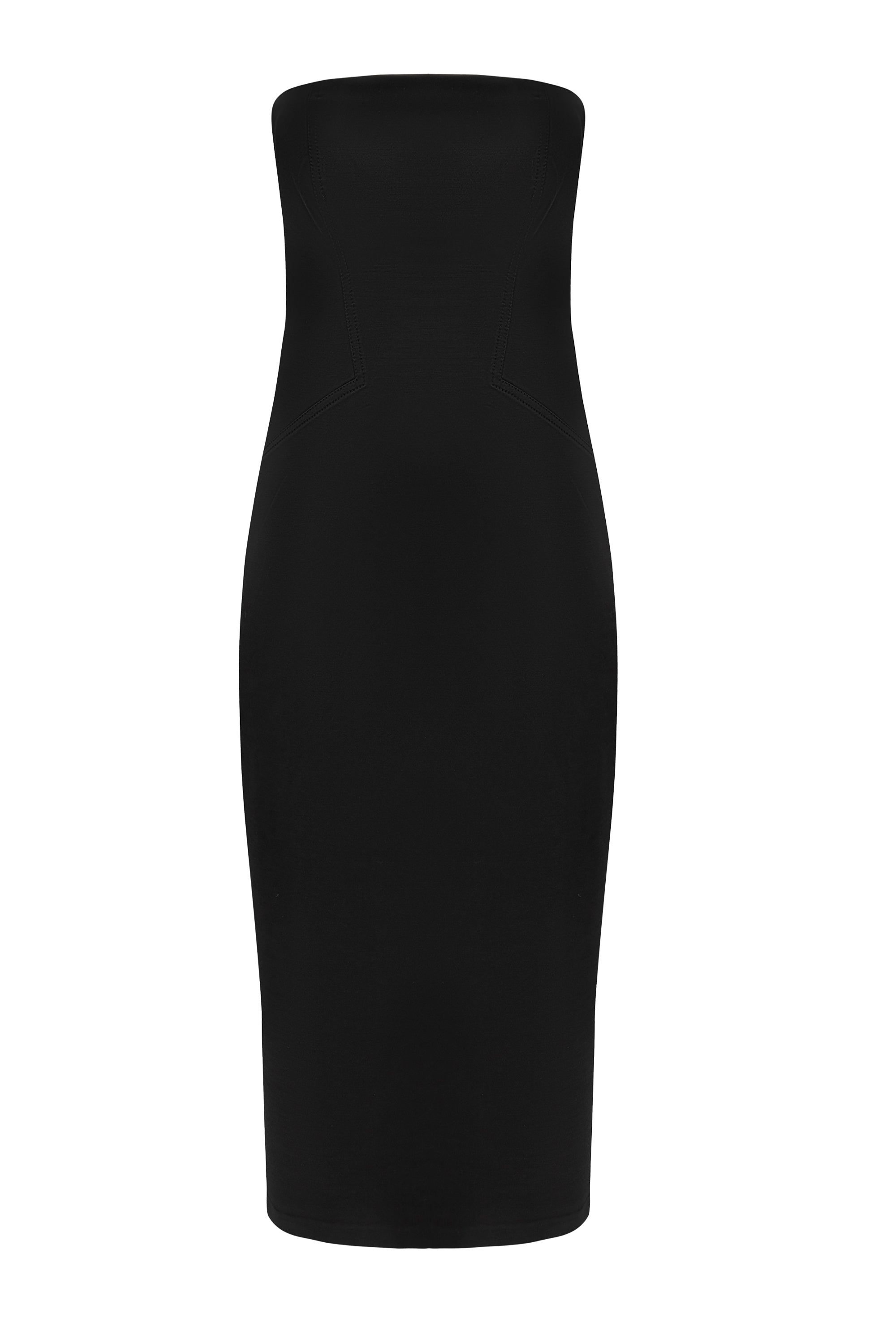 Strapless Midi Dress