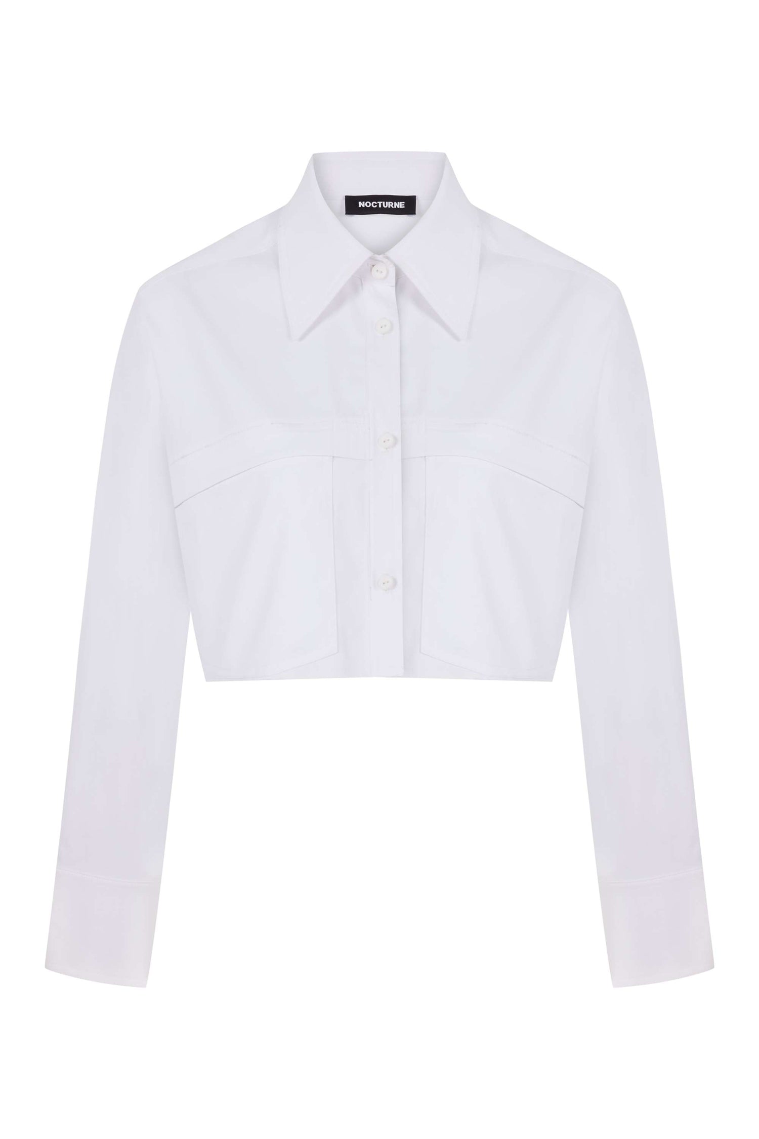 Poplin Crop Shirt