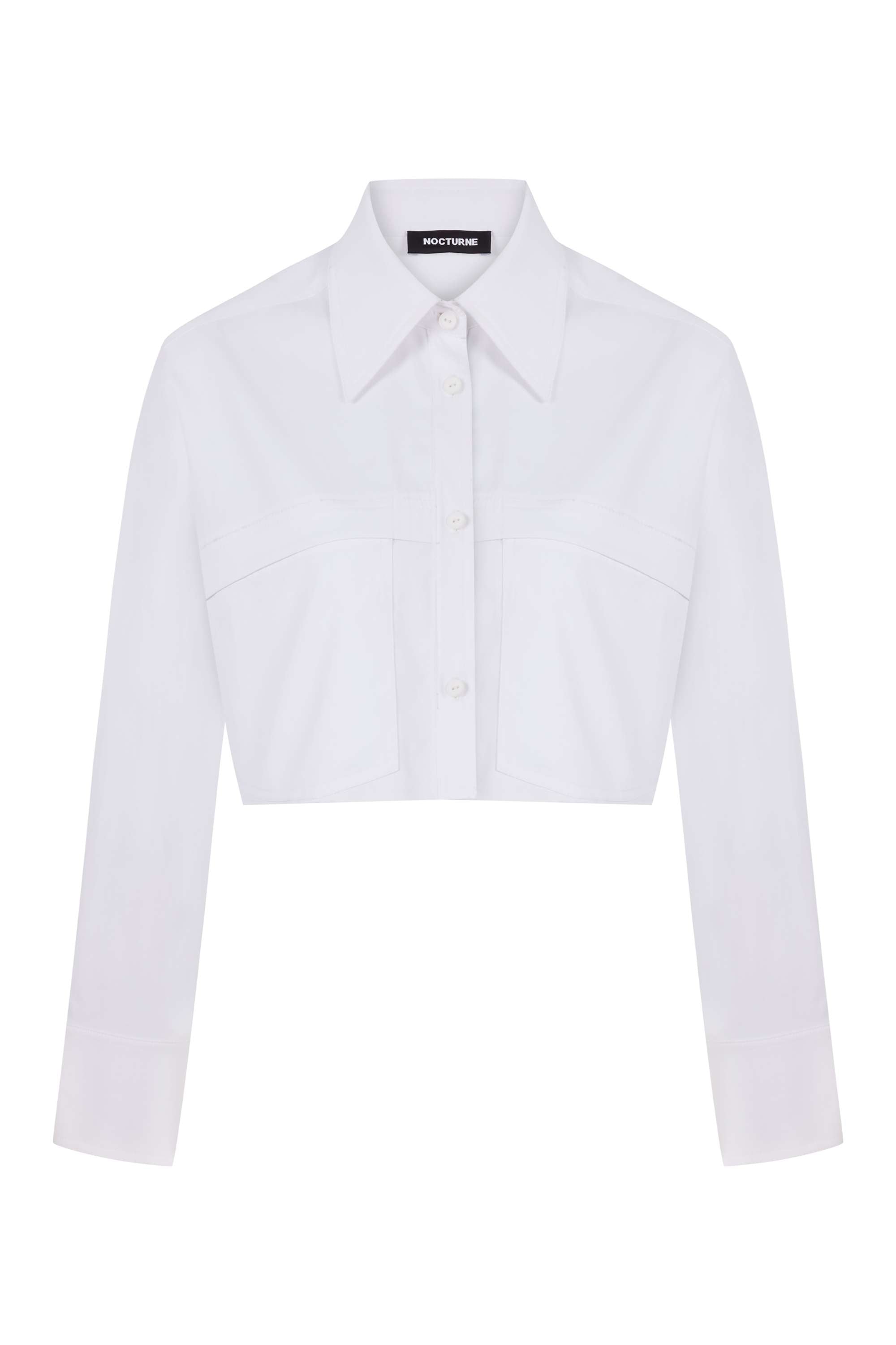 Poplin Crop Shirt