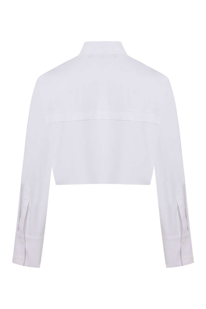 Poplin Crop Shirt