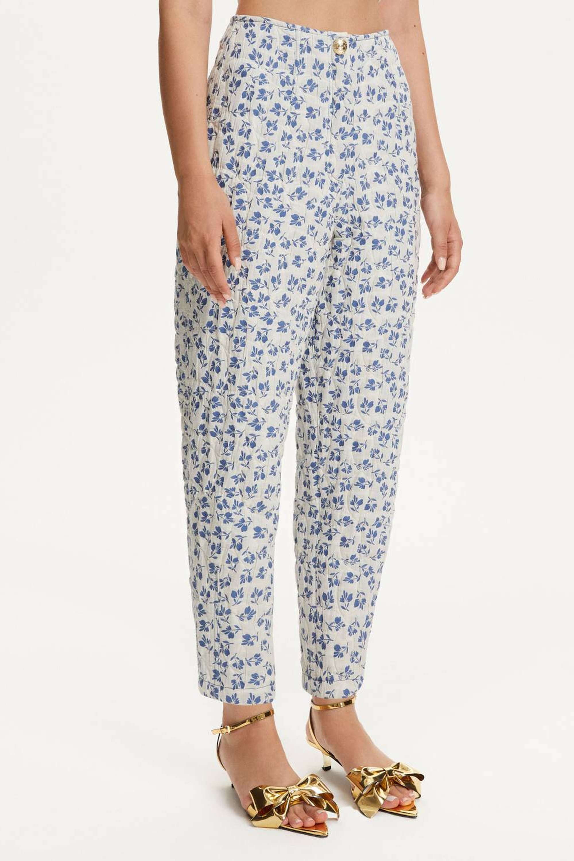 Floral Quilted Pants