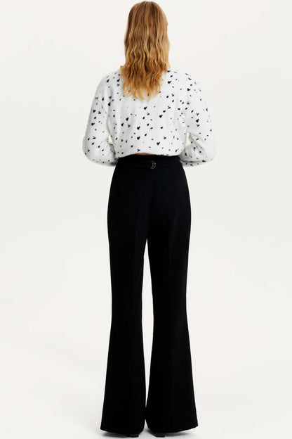 Loose-Fitting Flare Pants