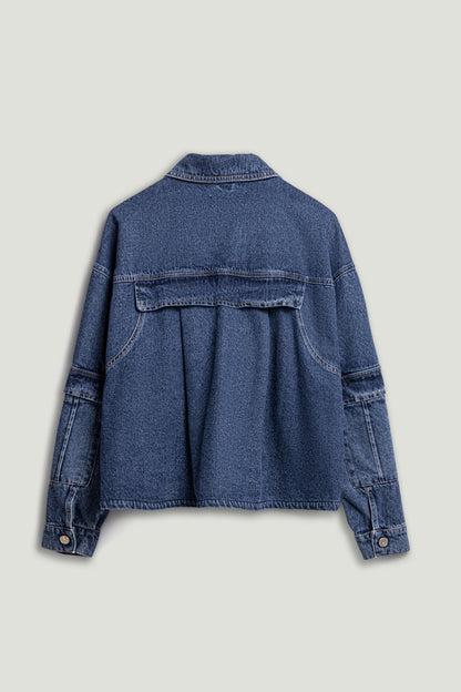 Multi Pocket Denim Jacket