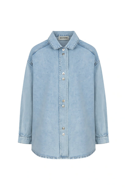 Oversize Jean Shirt