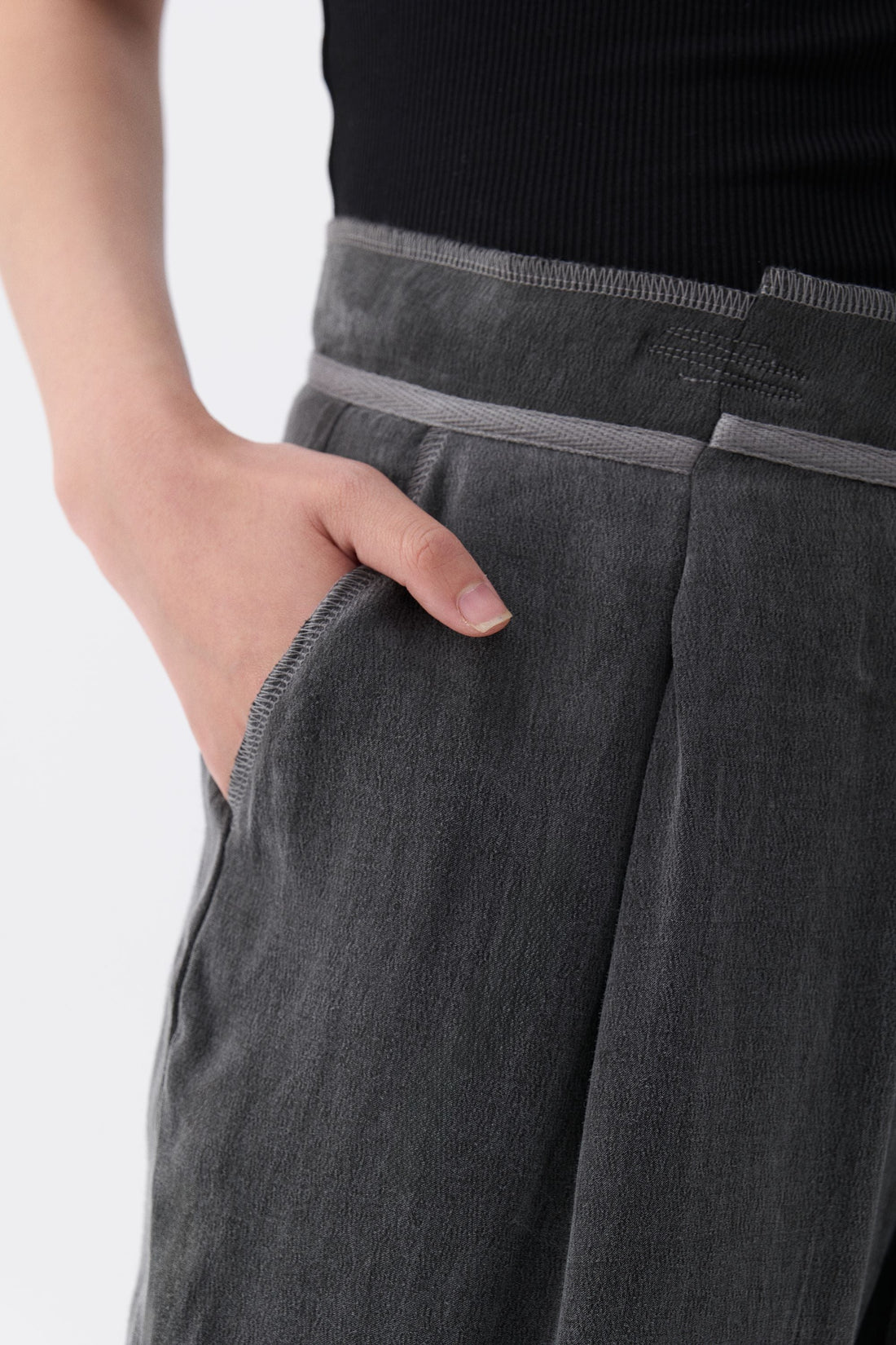 Pleated Palazzo Pants