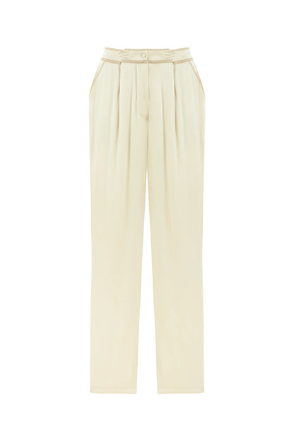 Pleated Palazzo Pants